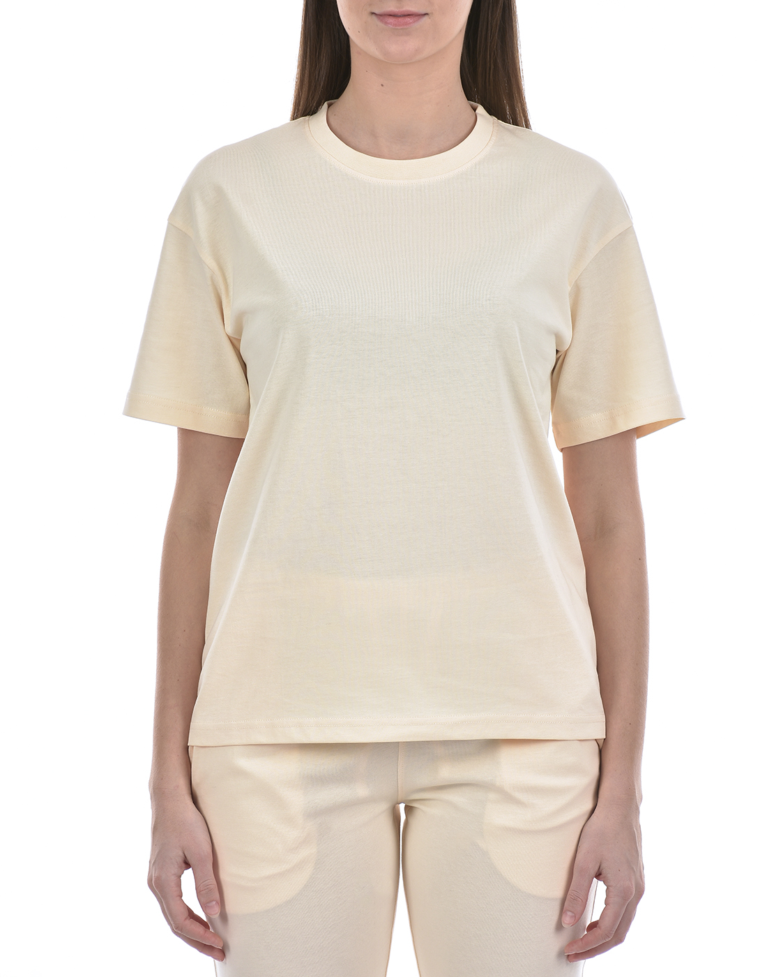 Oneway Women Solid Cream Night Suit