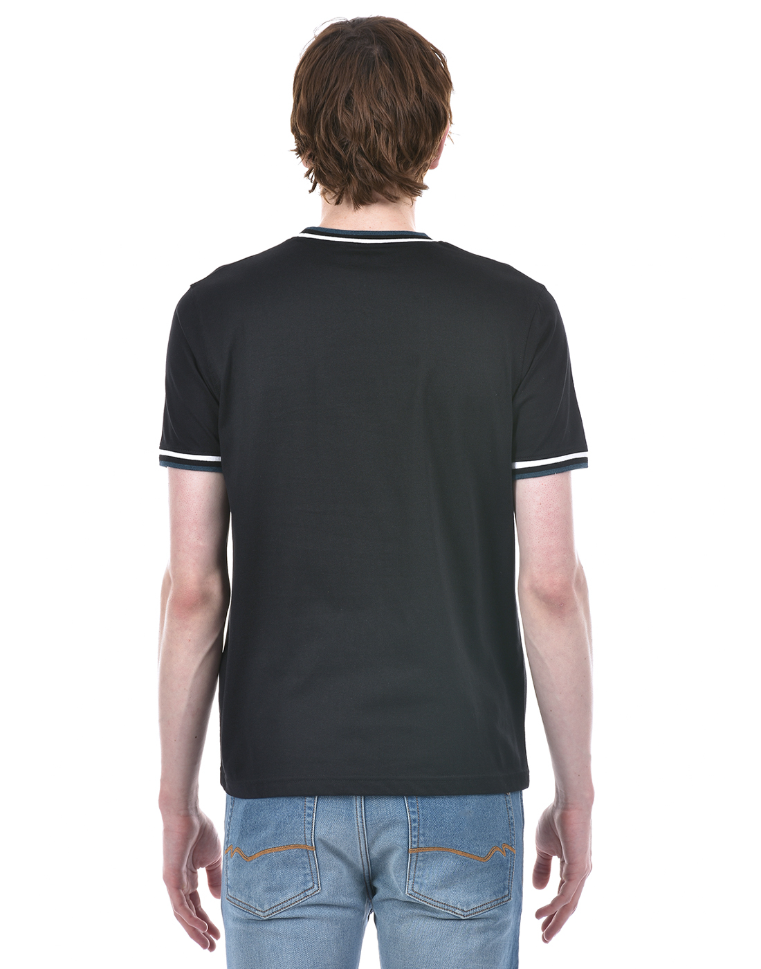 Oneway Men's Half Sleeve Regular Fit Black Round Neck T-Shirt