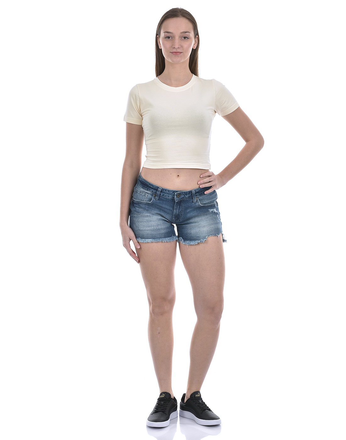 Oneway Women Solid Multicolor T-Shirt