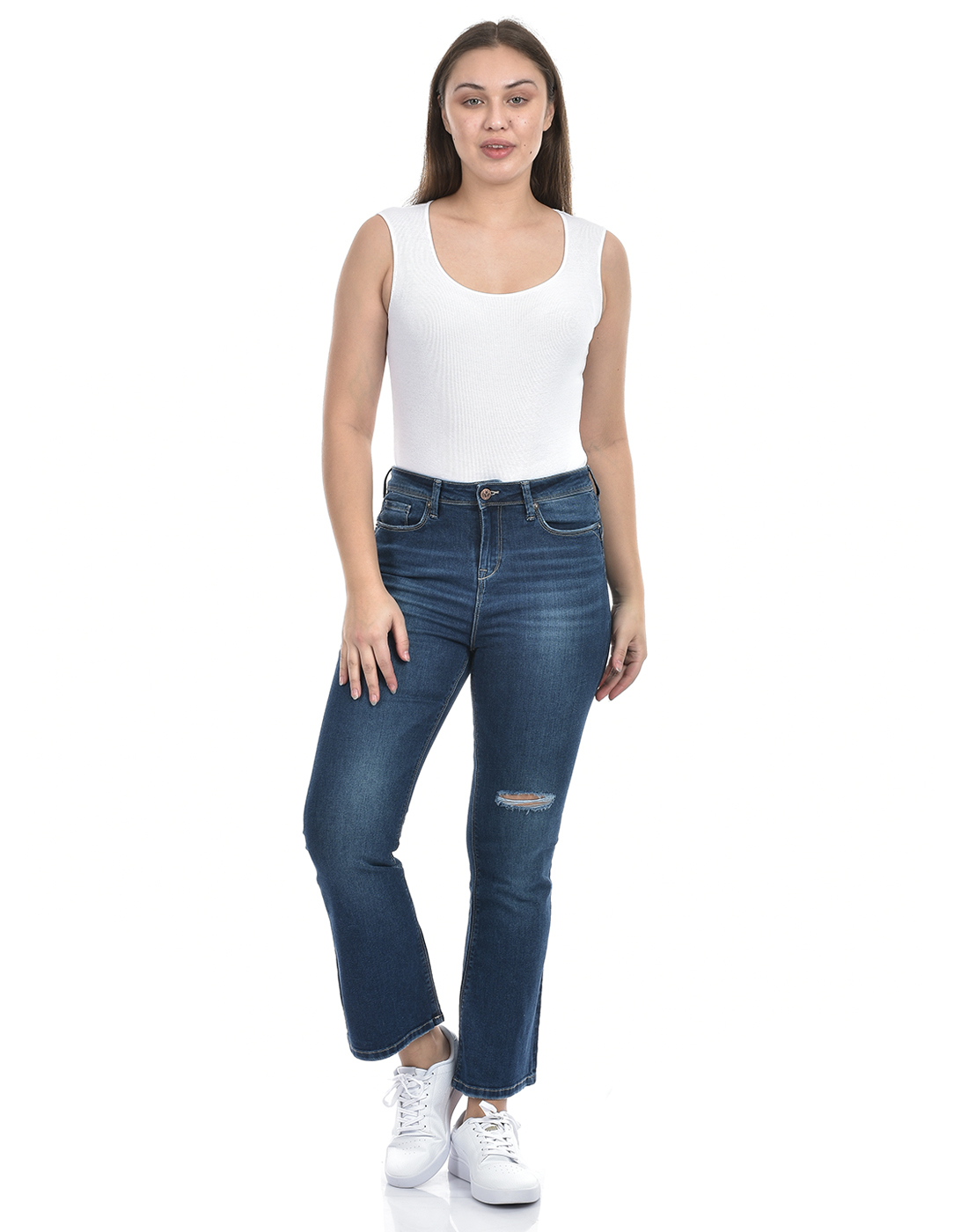 Oneway Women Solid White Bodysuit