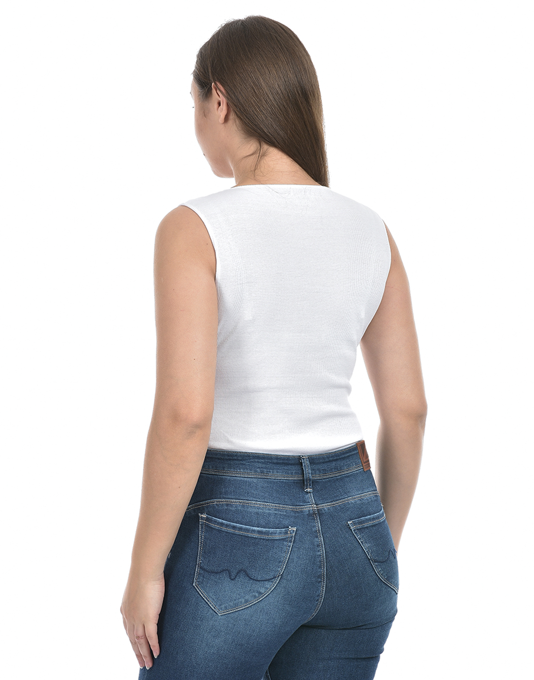Oneway Women Solid White Bodysuit