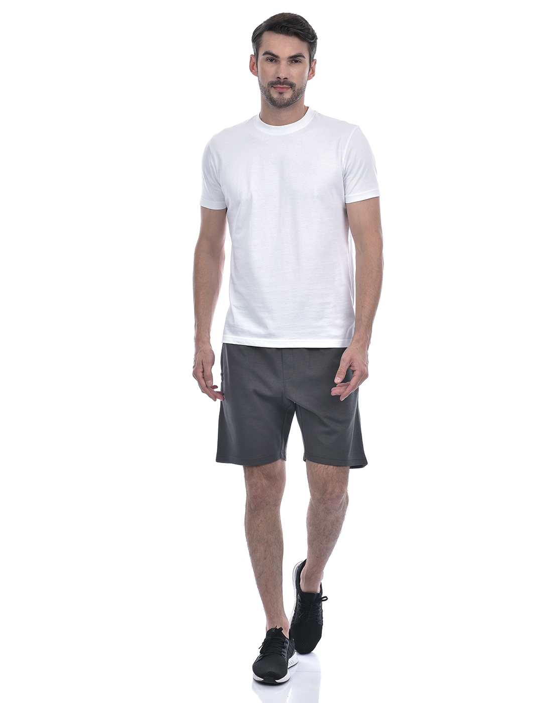 Oneway Men Solid Grey Shorts