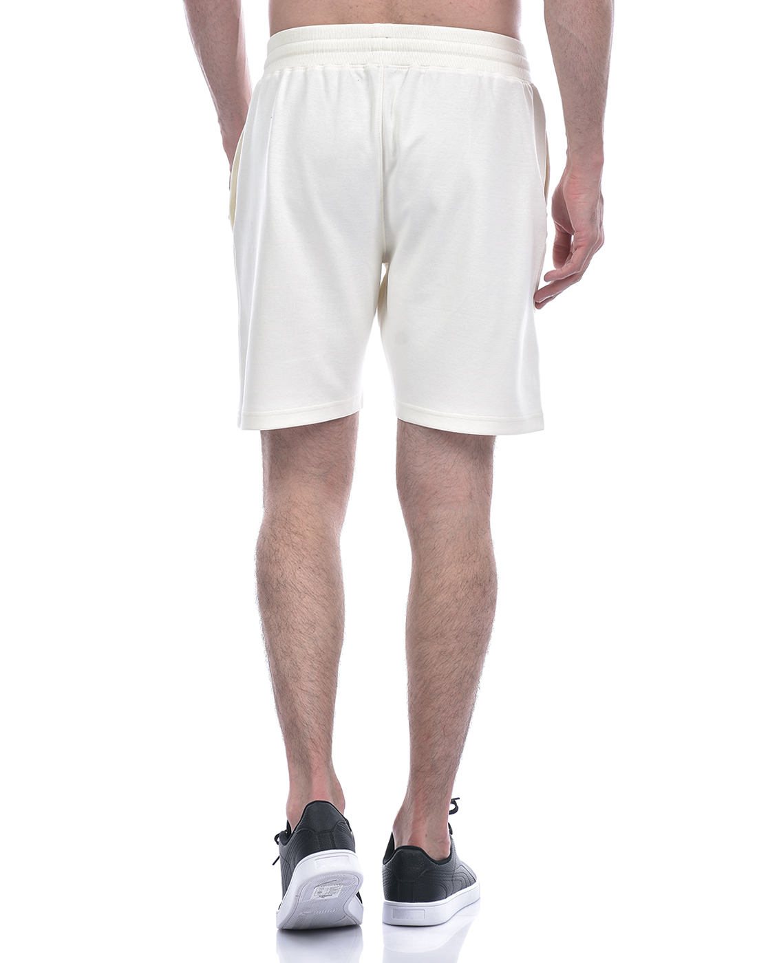 Oneway Men Solid Off White Shorts