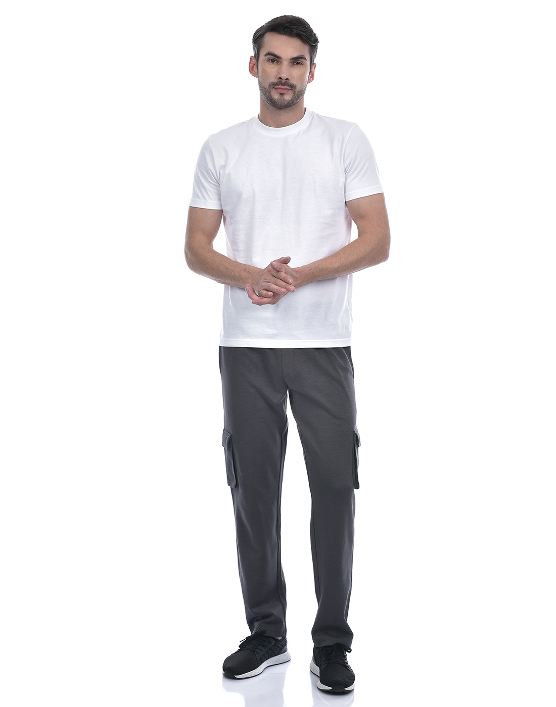 Oneway Men Solid Grey Track Pants