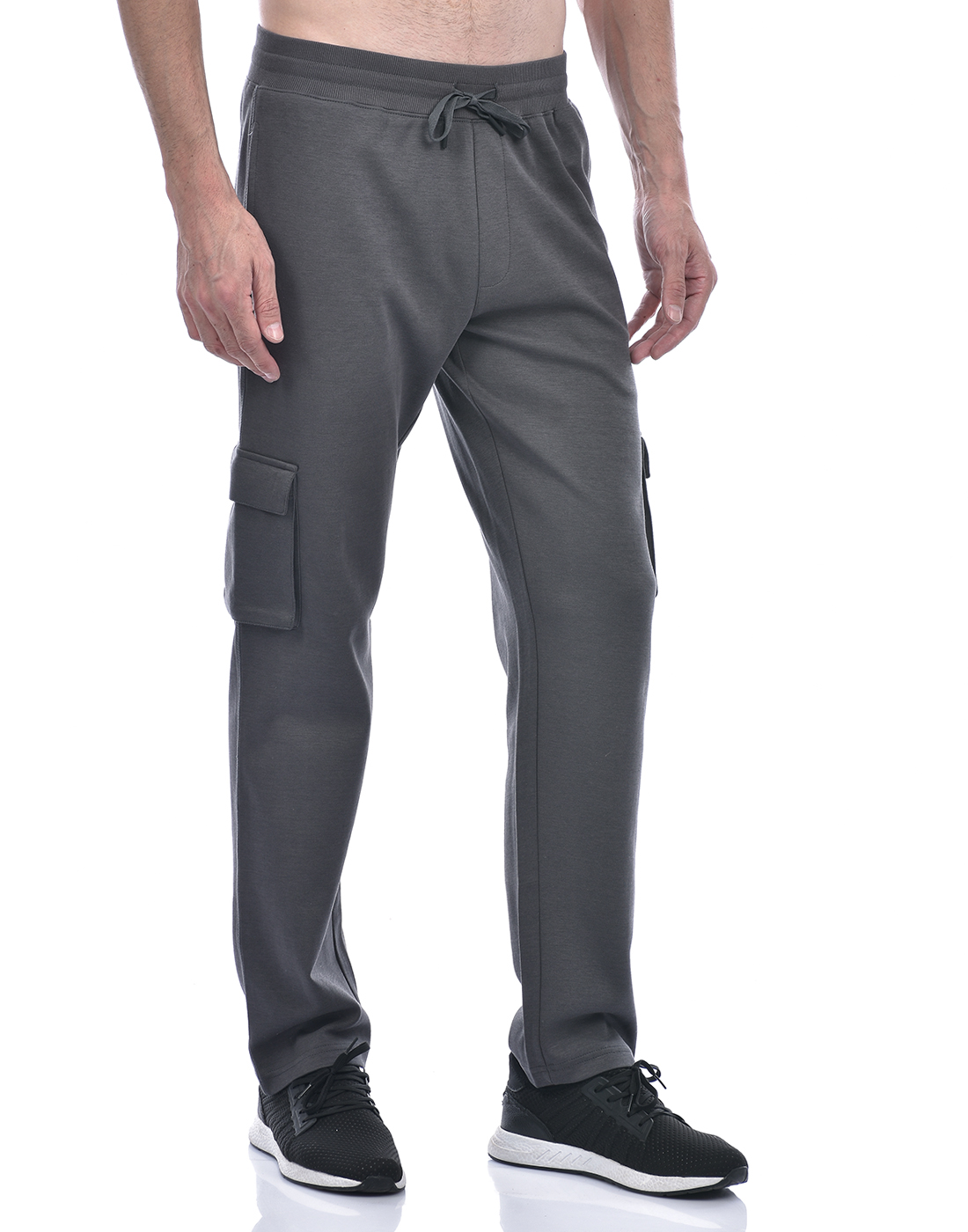 Oneway Men Solid Grey Track Pants