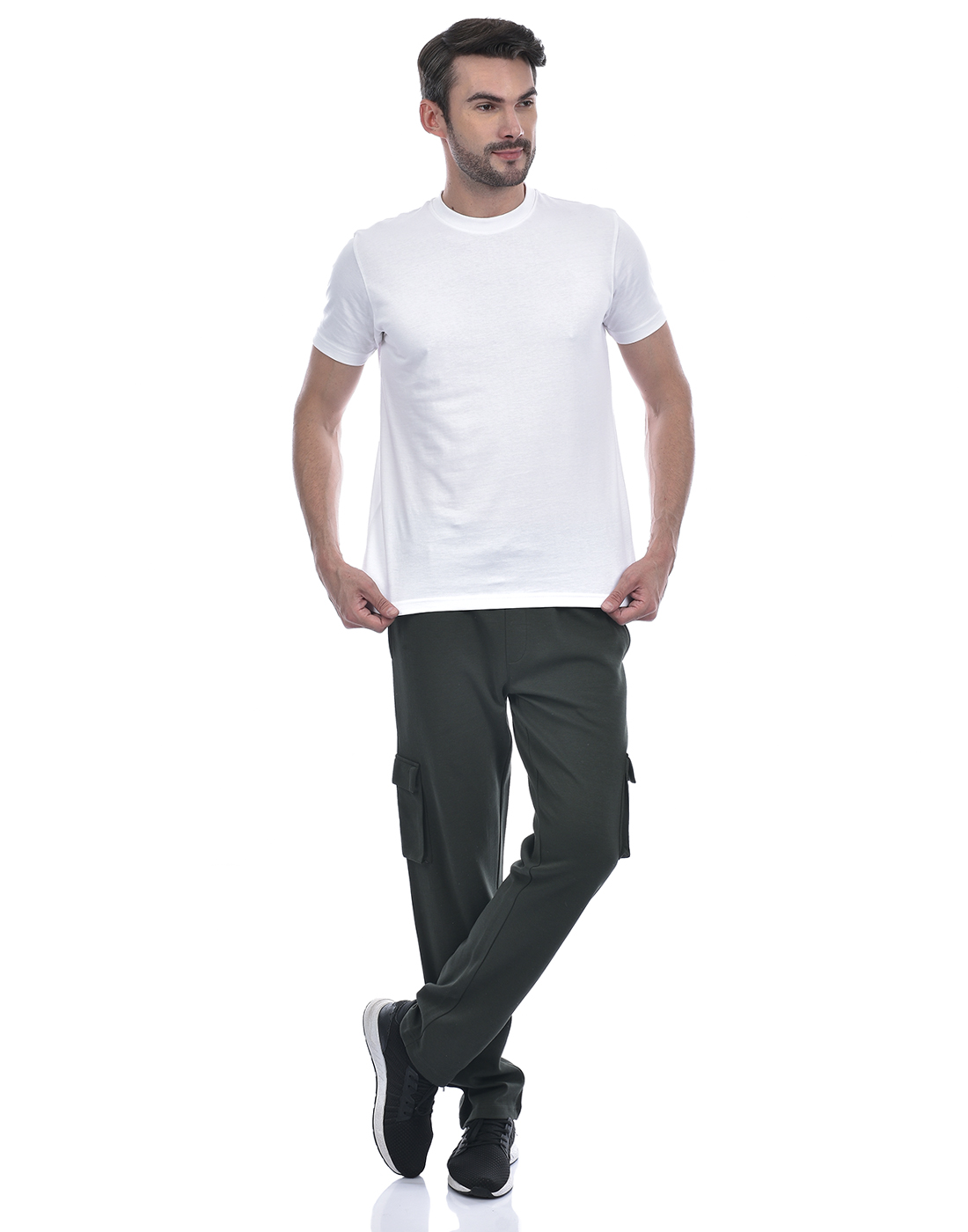 Oneway Men Solid Olive Track Pants