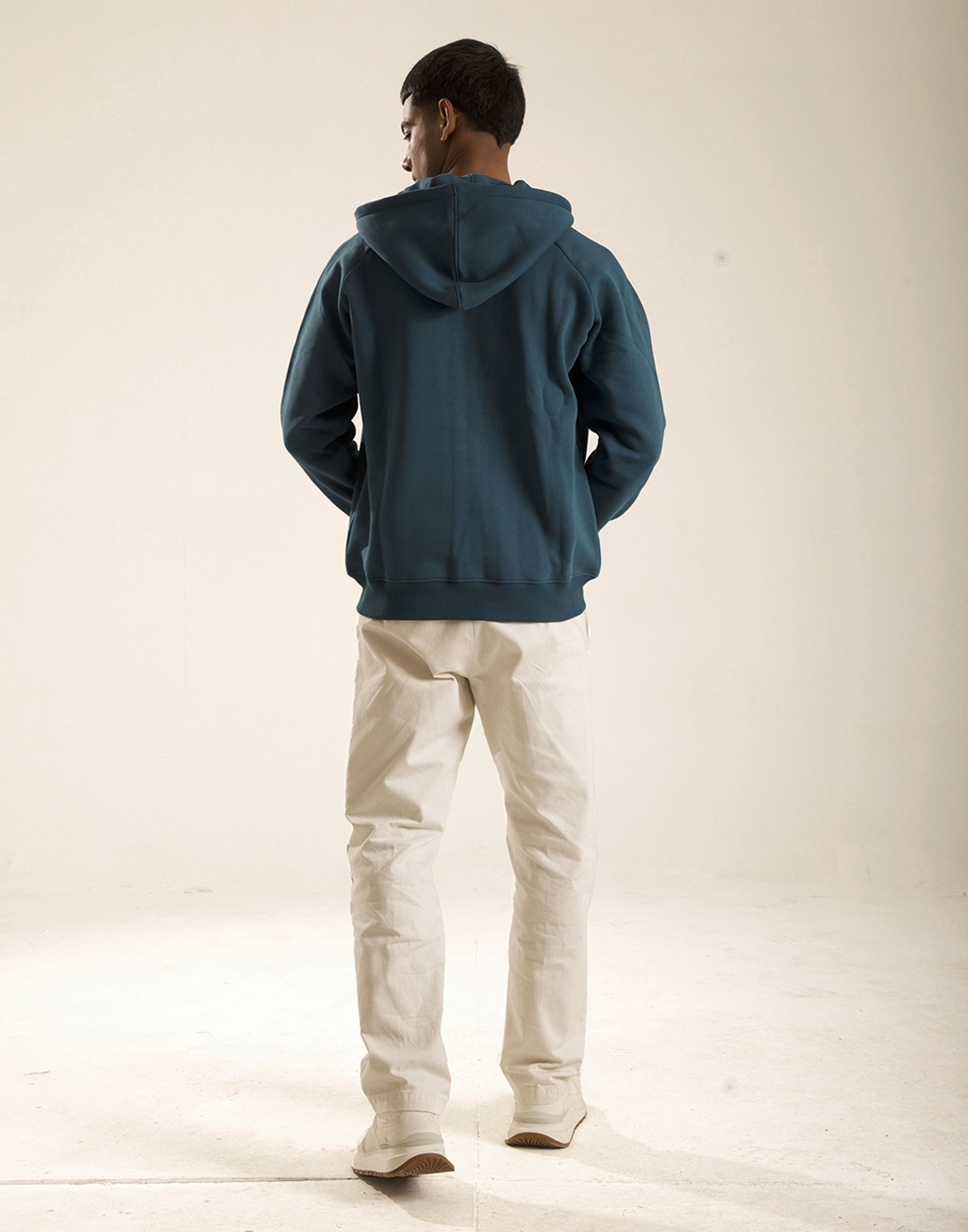 Oneway Men Solid Turquoise Jacket