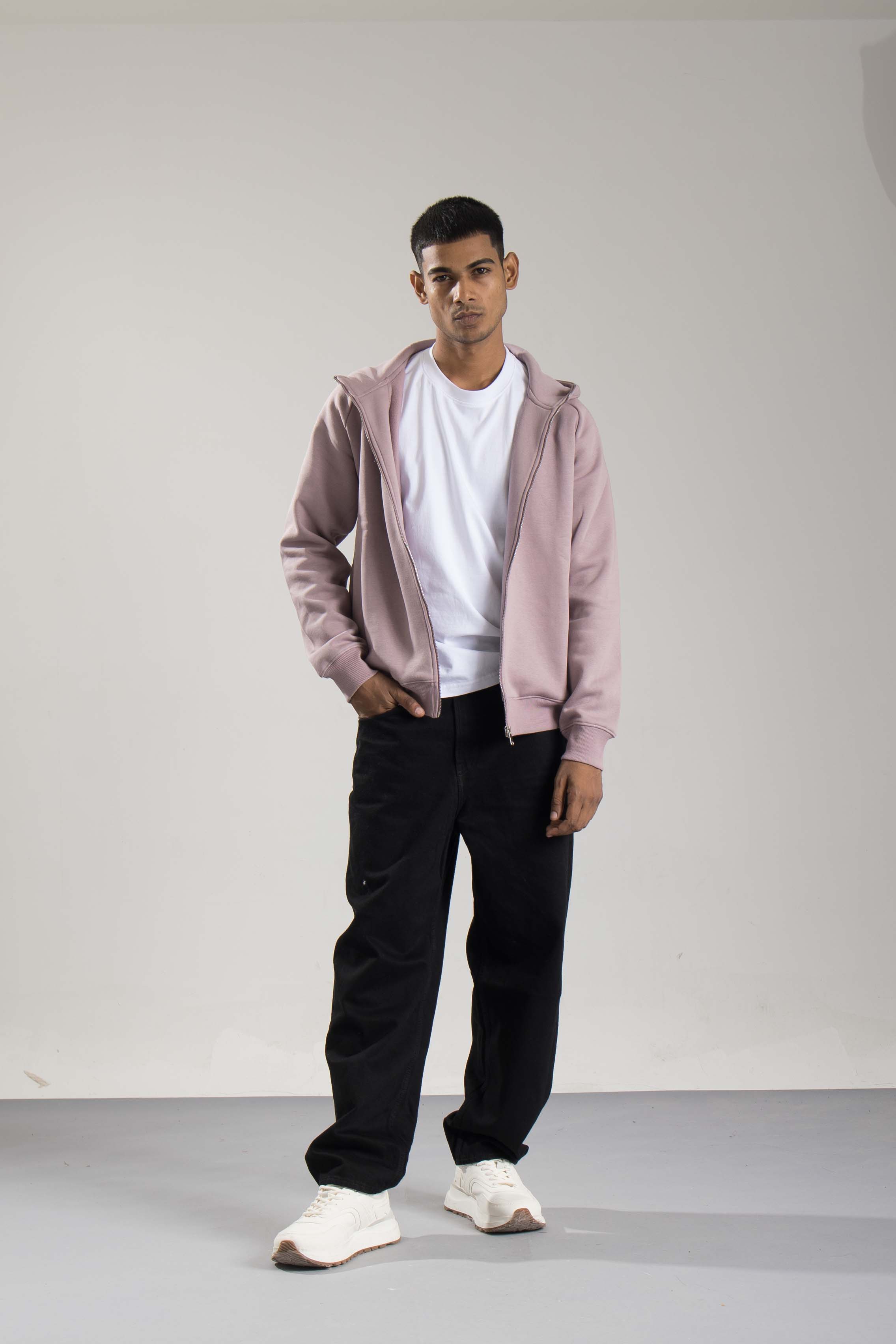 Oneway Men Solid Purple Jacket