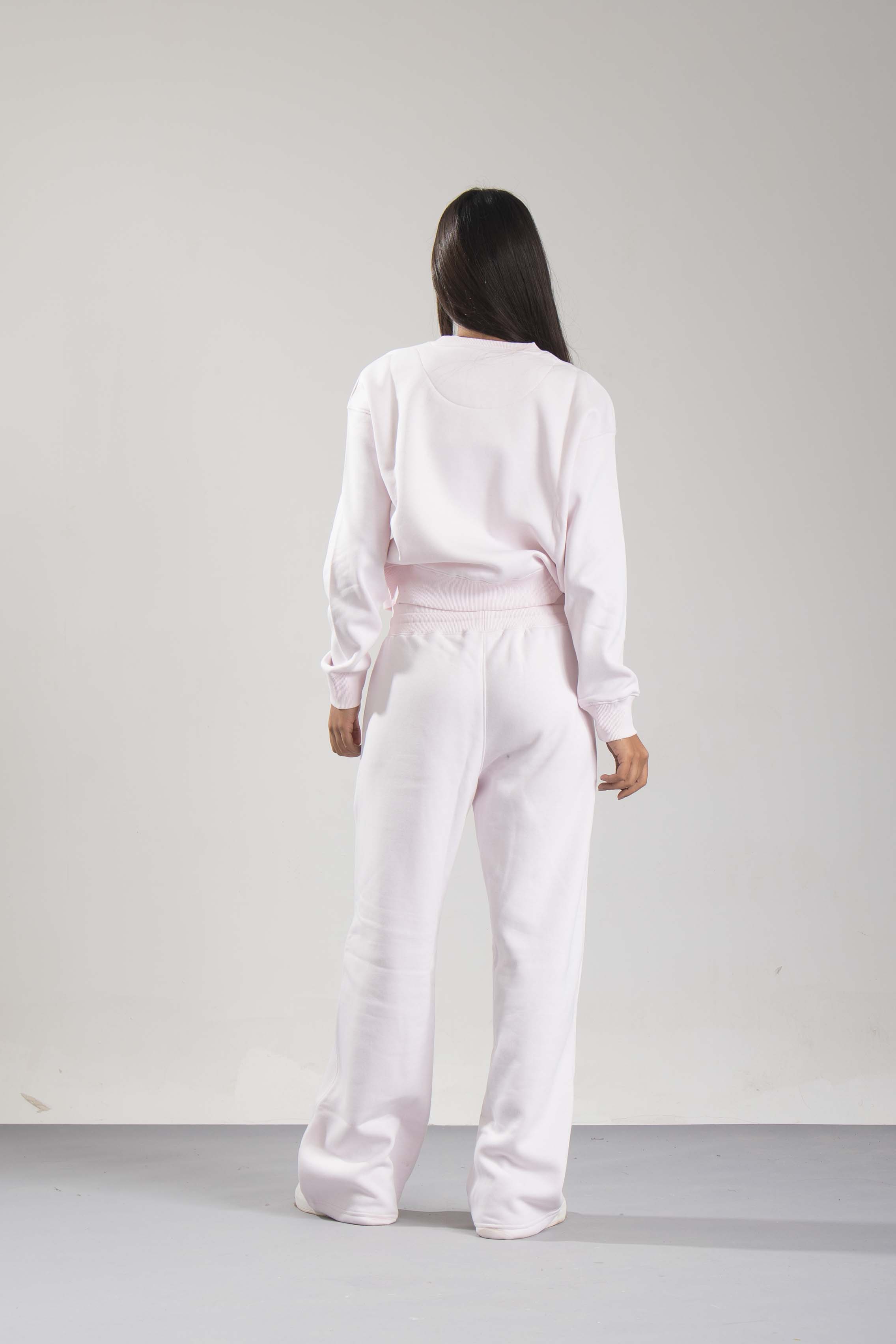 Oneway Women Solid Pink Track Suit