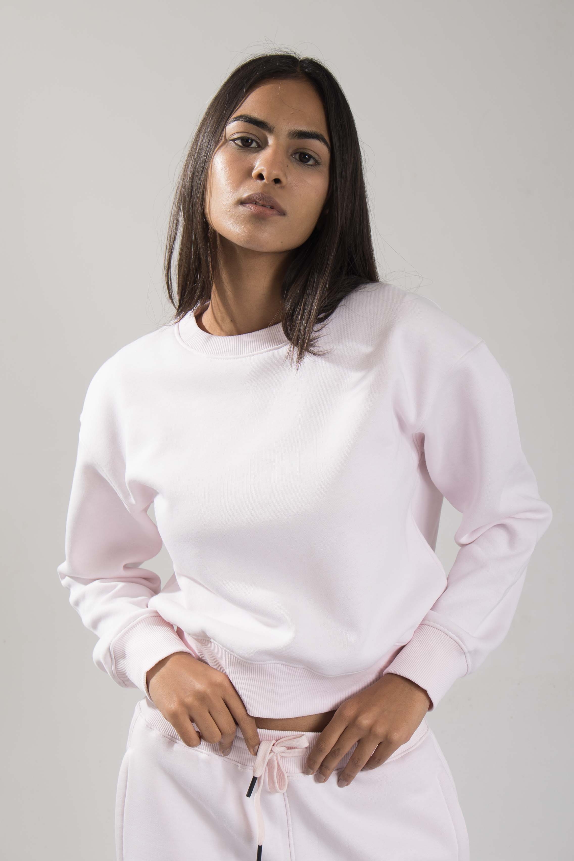 Oneway Women Solid Pink Track Suit