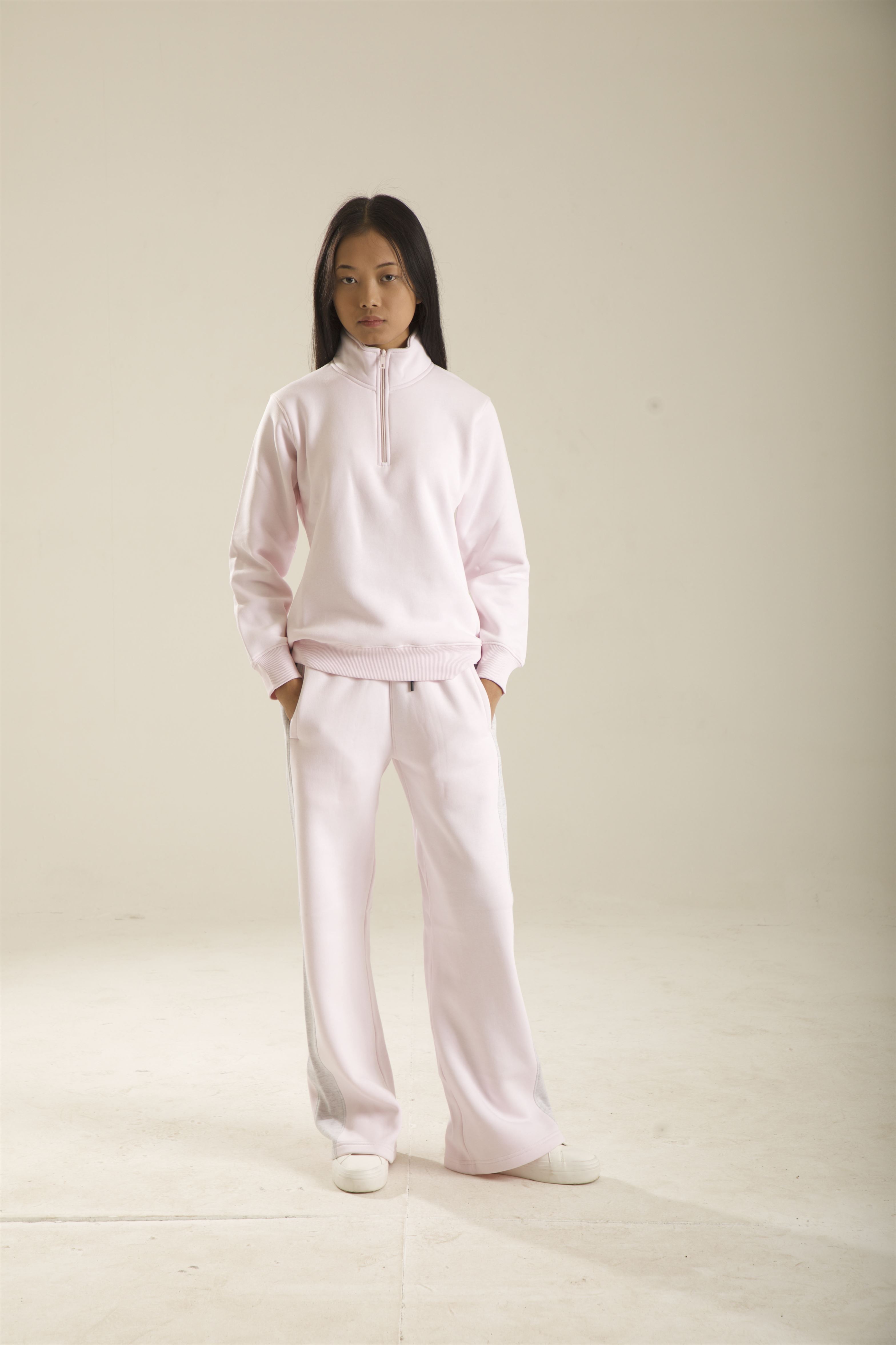 Oneway Women Color Block Pink Co-Ord Set