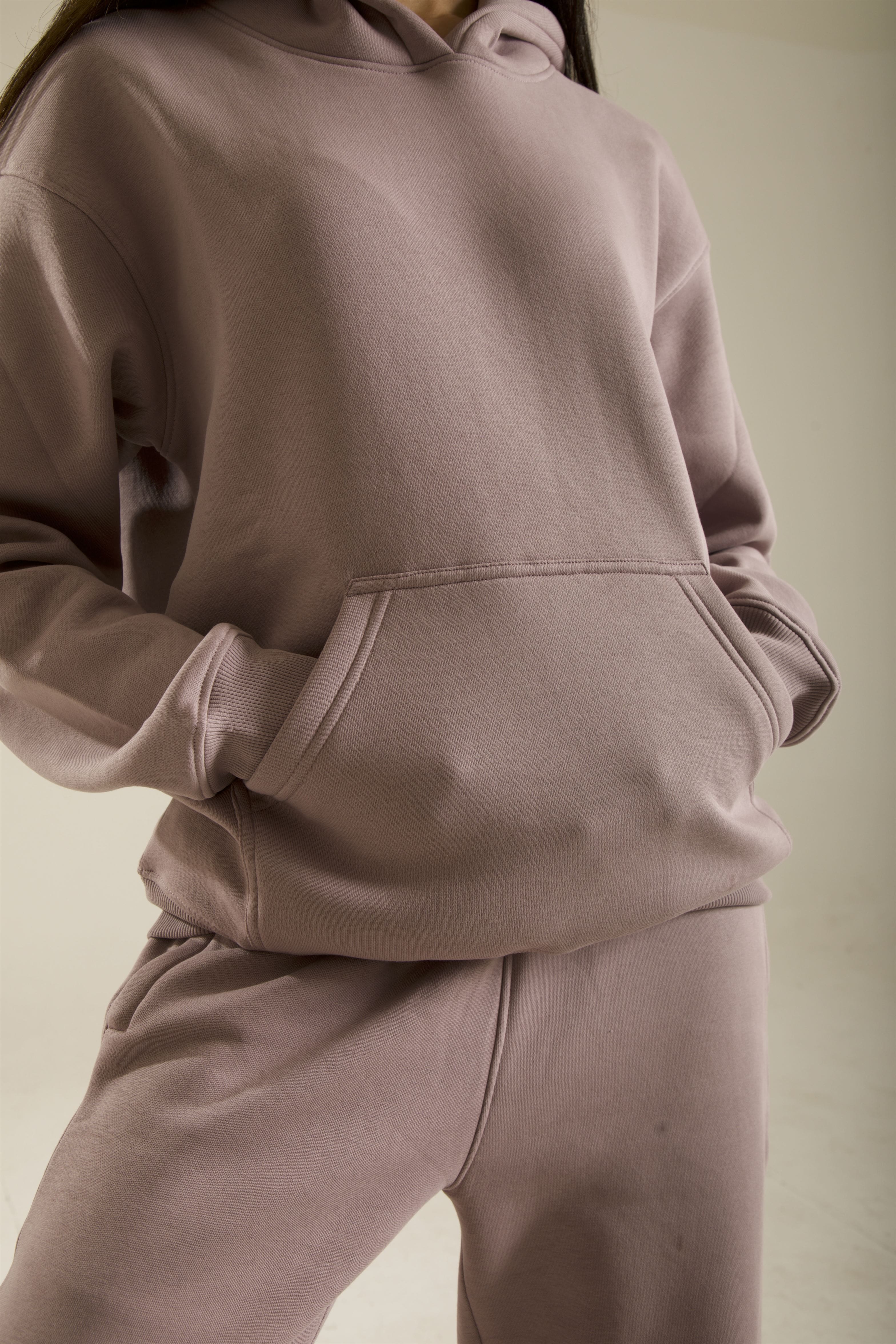 Oneway Women Solid Purple Track Suit