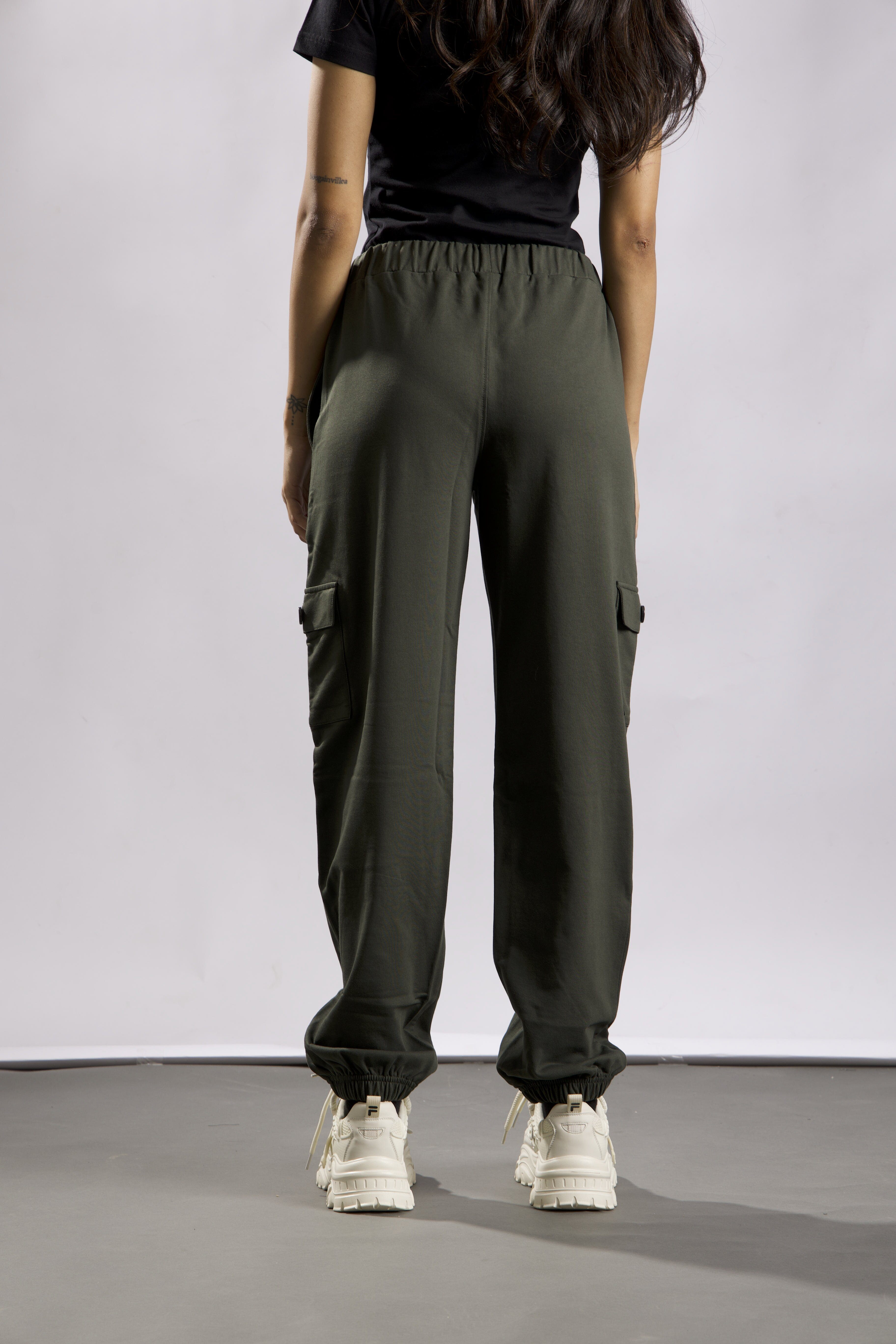 Oneway Women Cotton Blend Joggers Trackpants