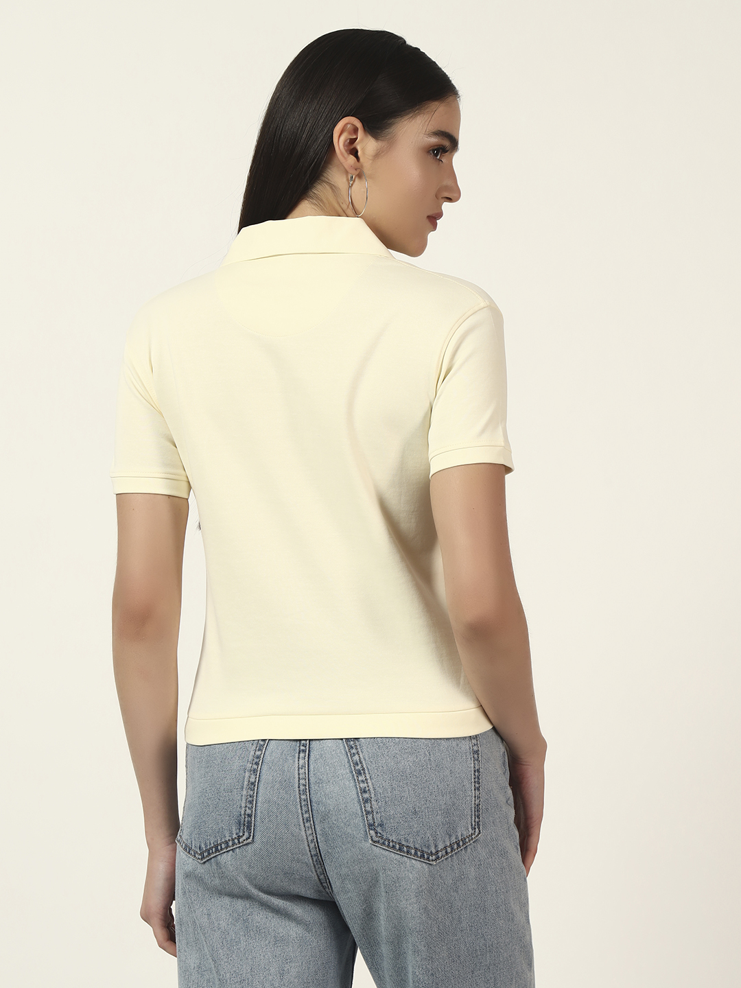 Oneway Women Crop  Casual & Sporty Polo T-Shirt