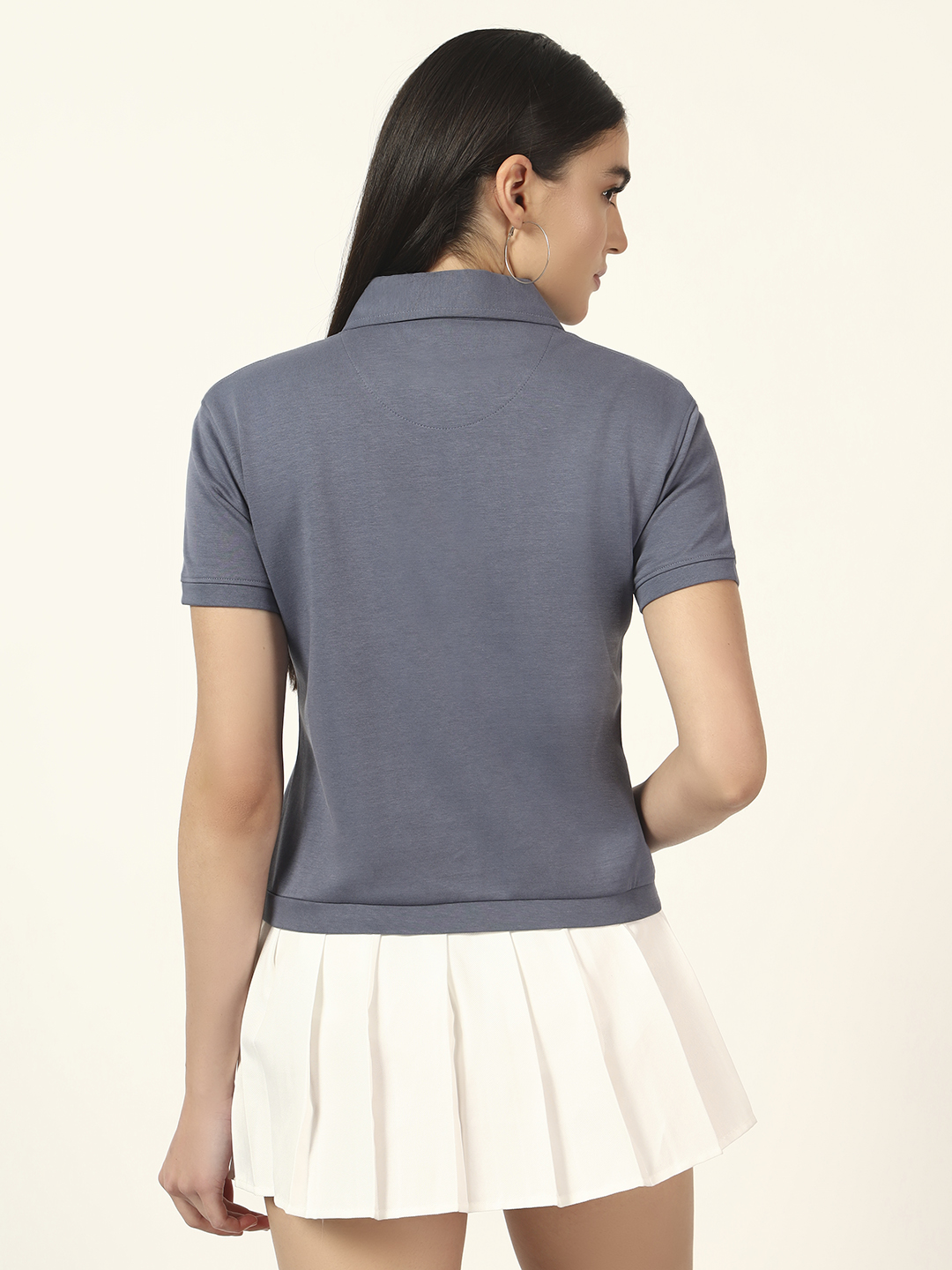 Oneway Women Crop  Casual & Sporty Polo T-Shirt