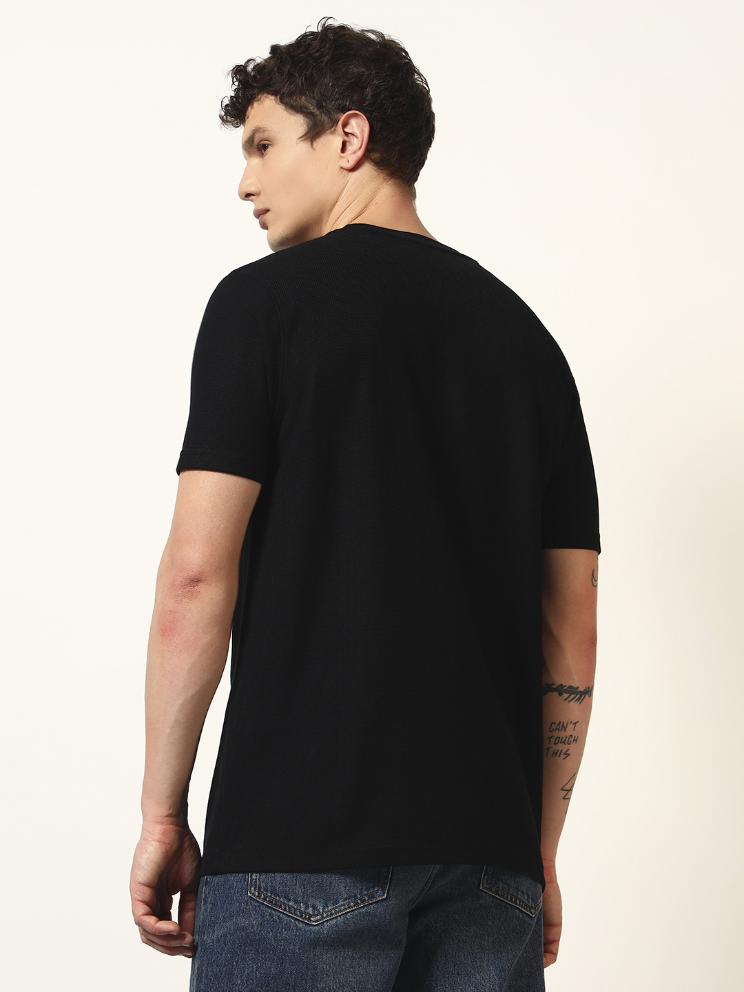 Oneway Men’s Solid Loose Fit T-Shirt