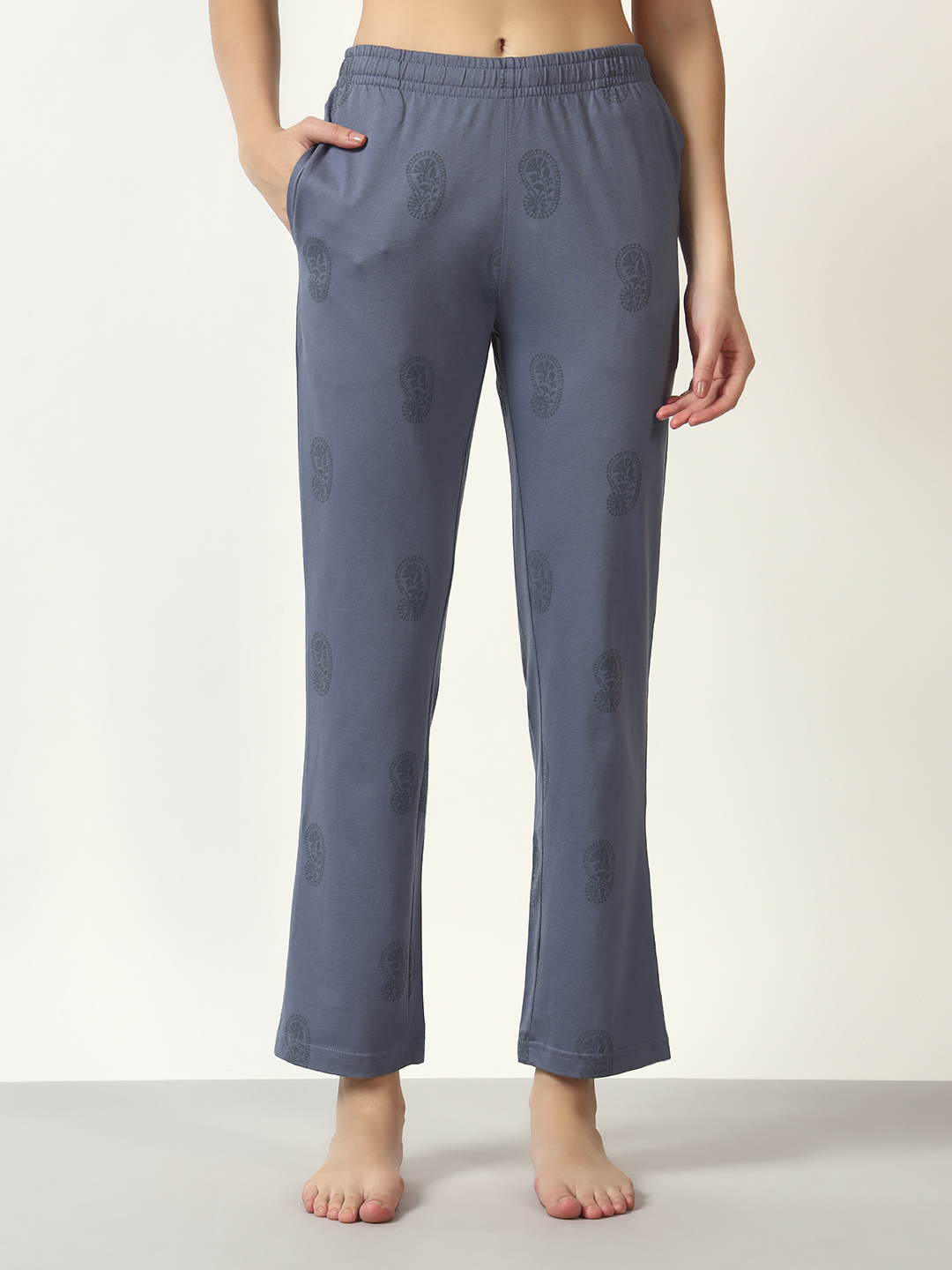 Oneway Women Grey 1 Shirt, 1 Pyjama :: Nightsuit Set