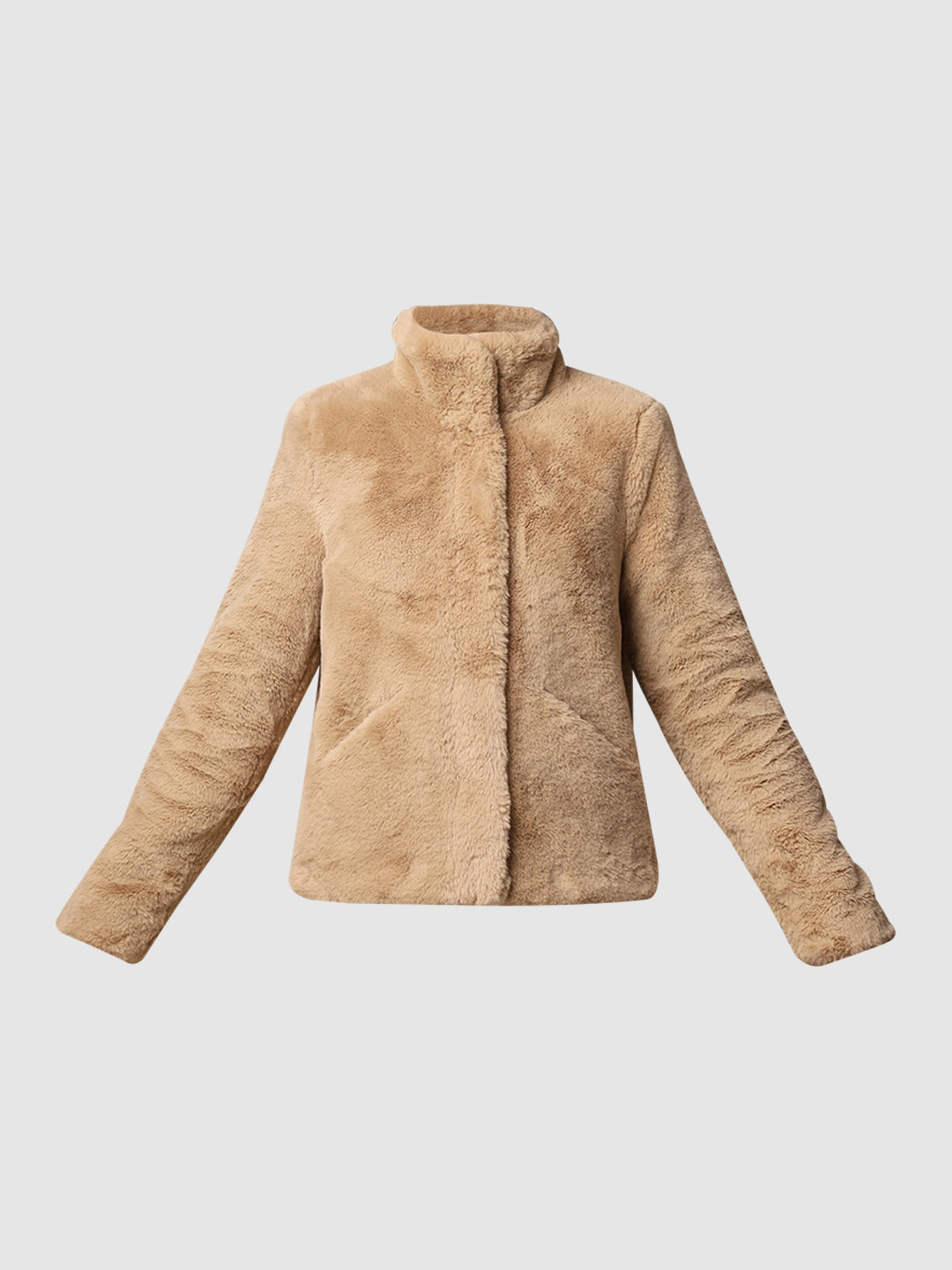 ONLY Women Solid Beige Jacket