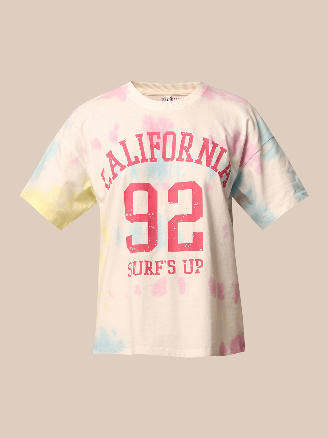 ONLY Women Printed White T-shirt
