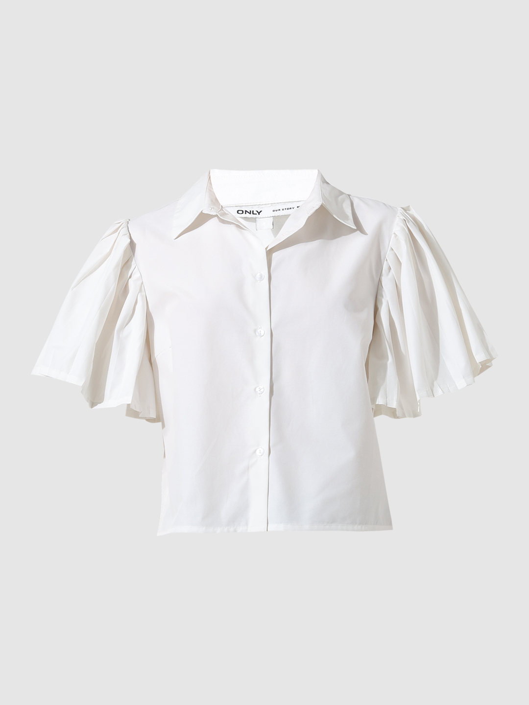 ONLY Women Solid White Shirt