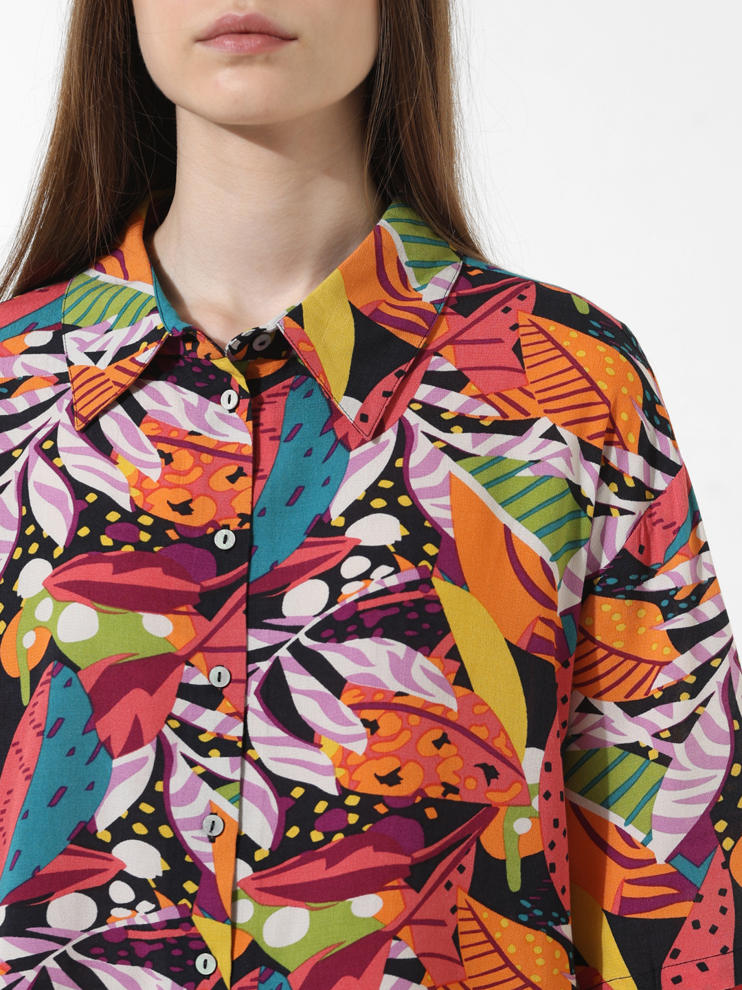 ONLY Women Printed Multicolor Shirt