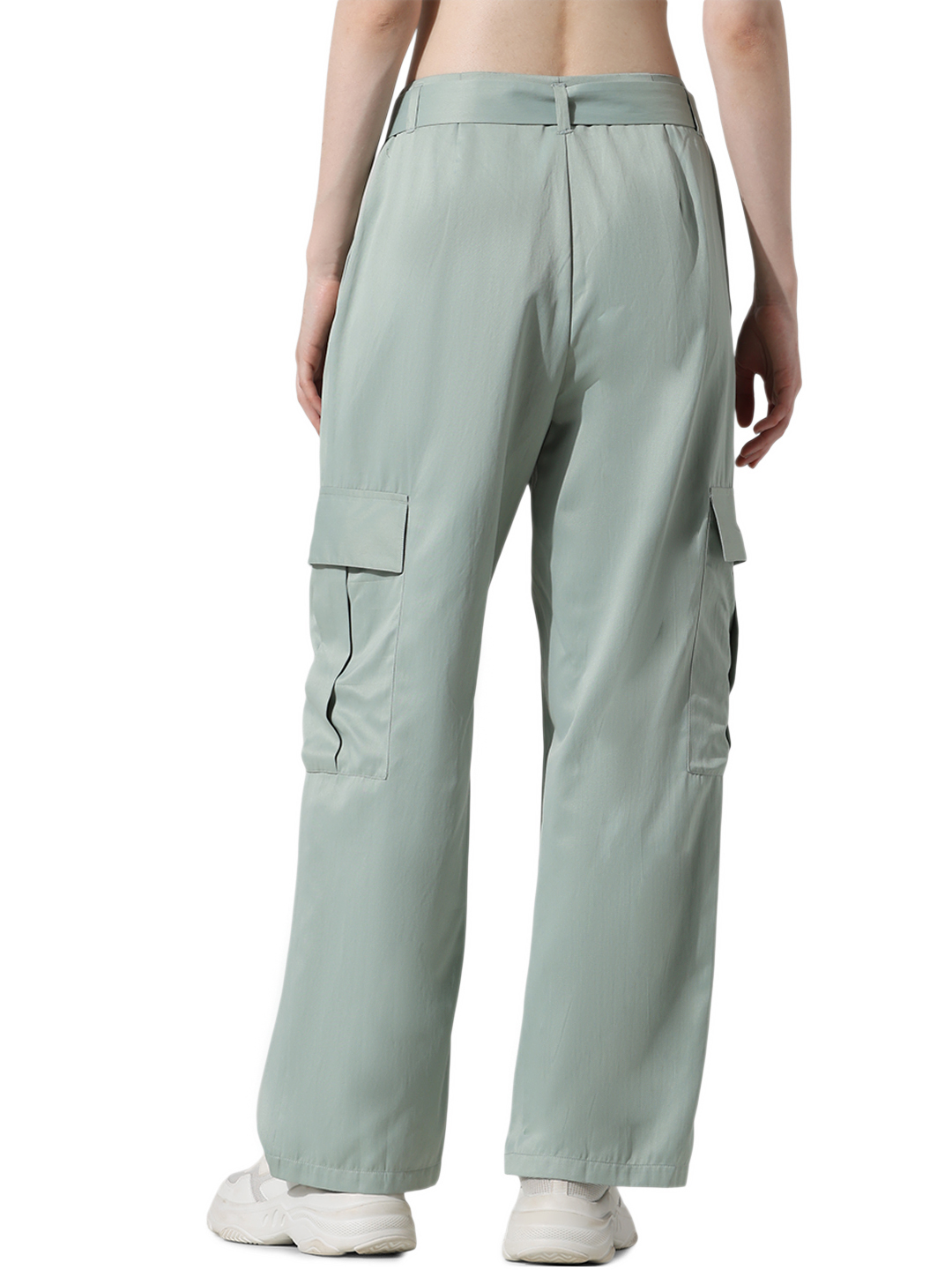 ONLY Women Solid Green Pant