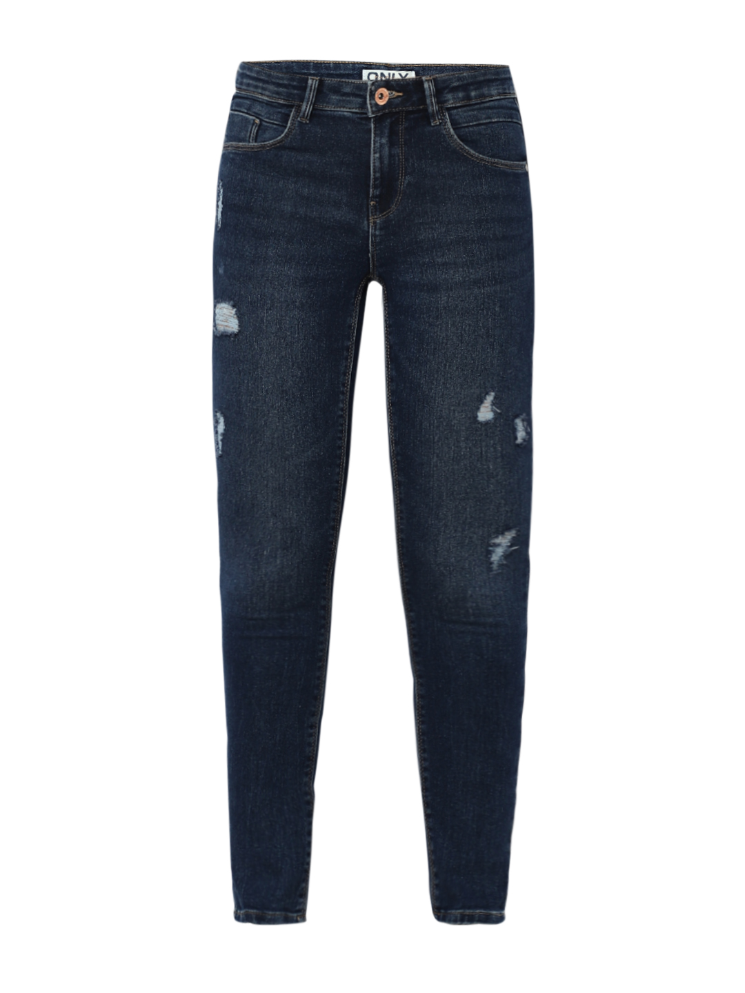ONLY Women Solid Blue Jeans
