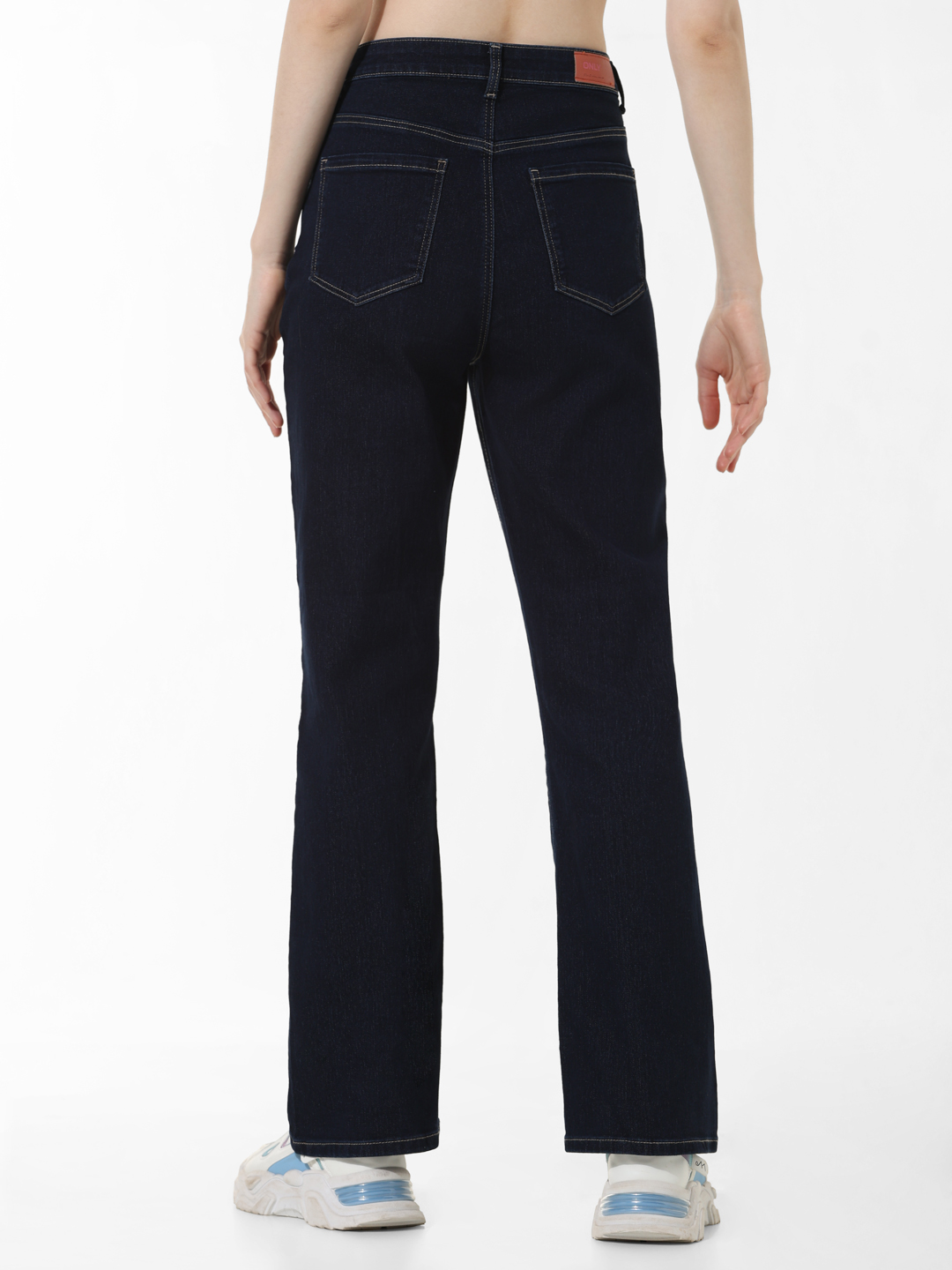 ONLY Women Washed Blue Jeans