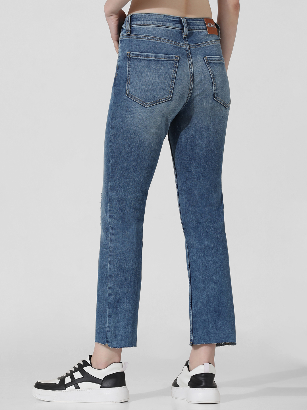 ONLY Women Washed Blue Jeans