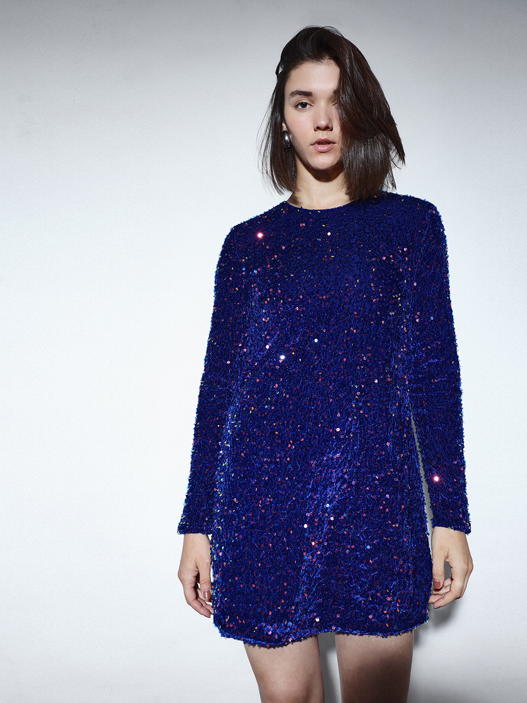 ONLY Women Sequins Blue Dresses