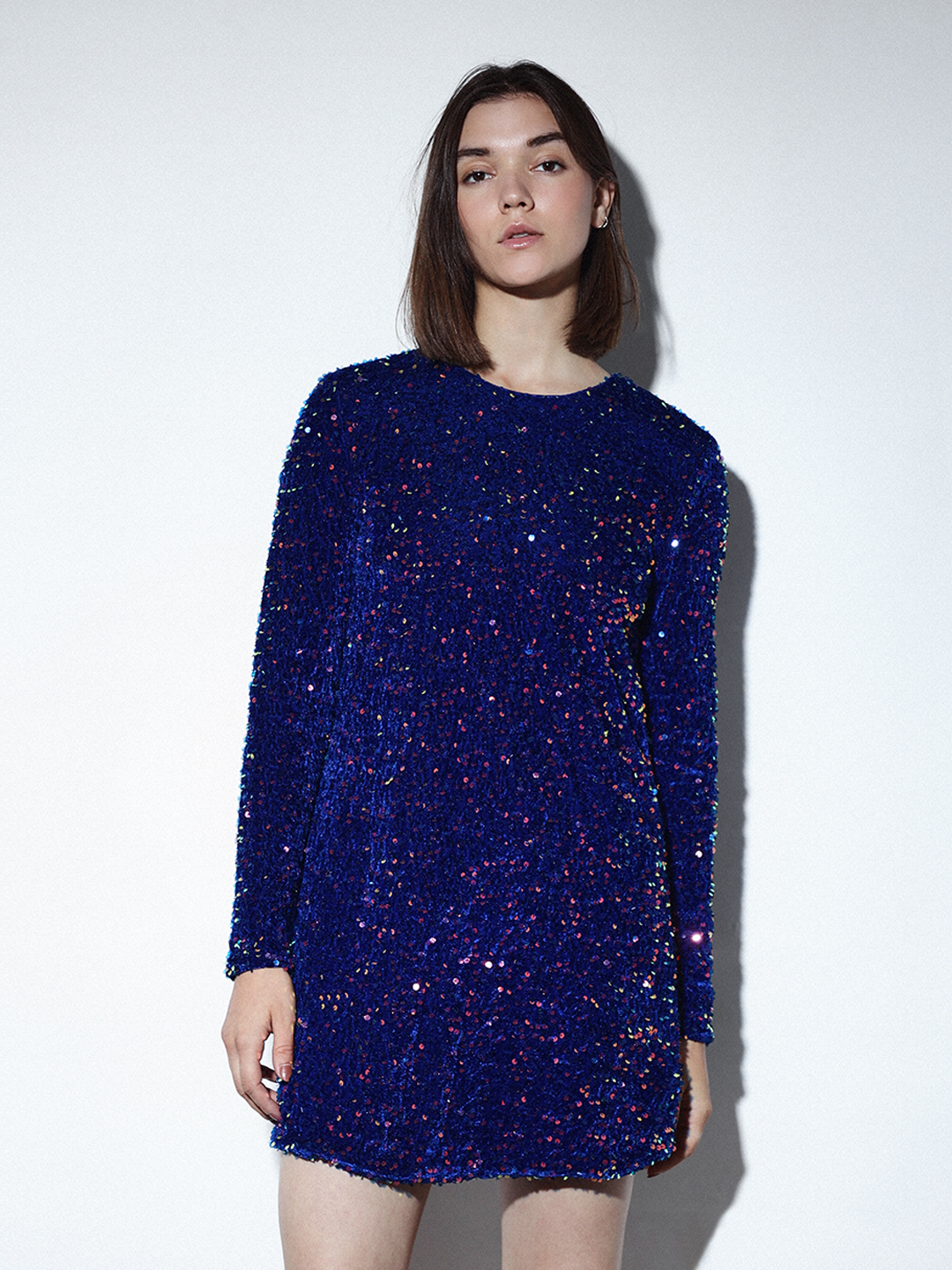 ONLY Women Sequins Blue Dresses