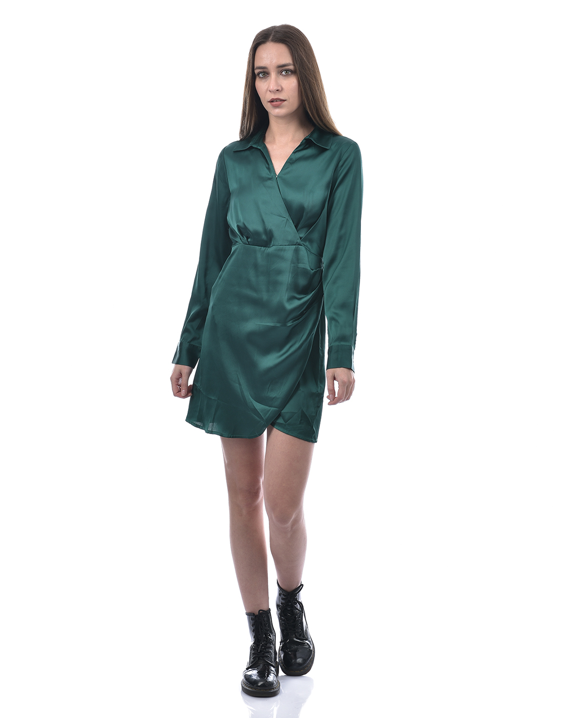 ONLY Women Solid Green Dresses