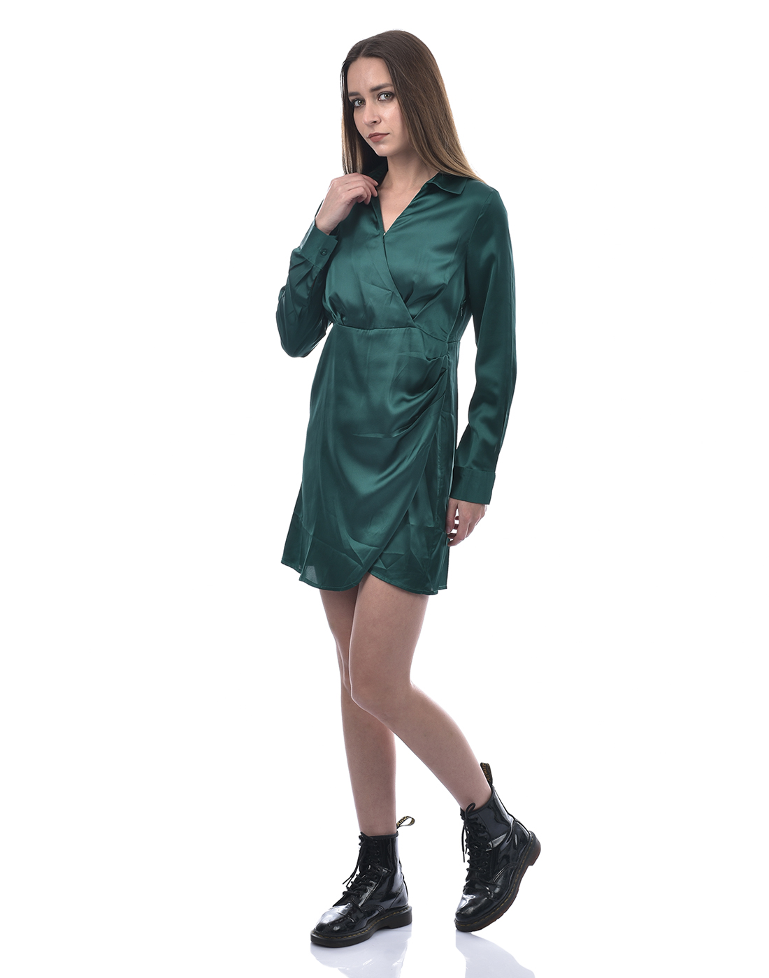 ONLY Women Solid Green Dresses