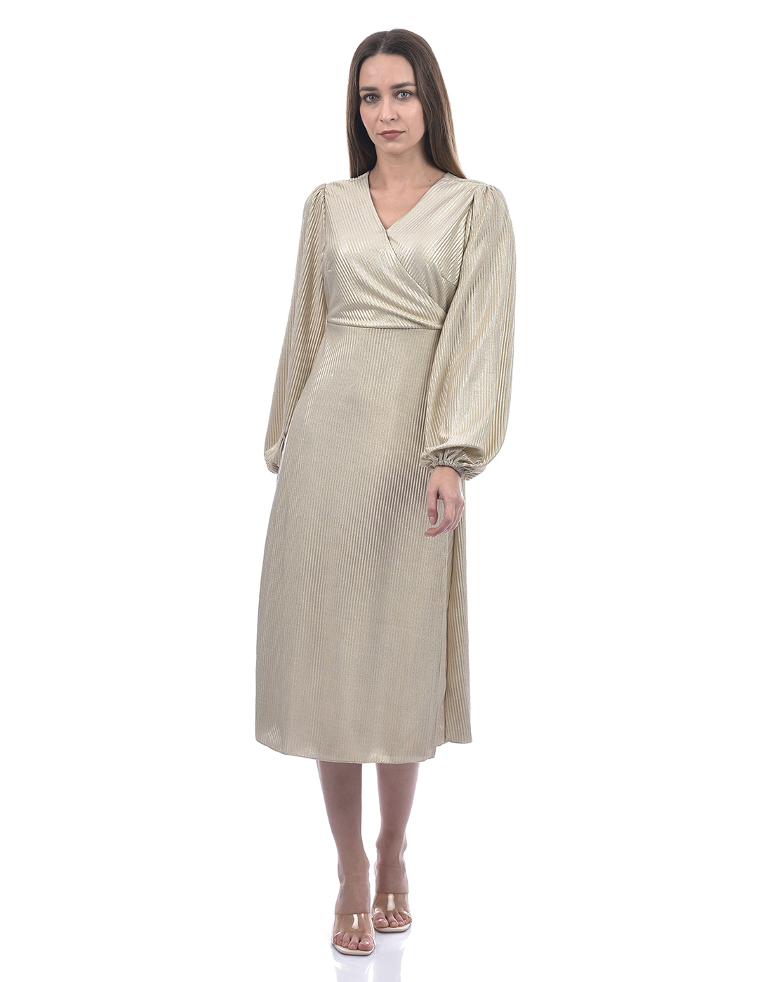 ONLY Women Textured Beige Dresses