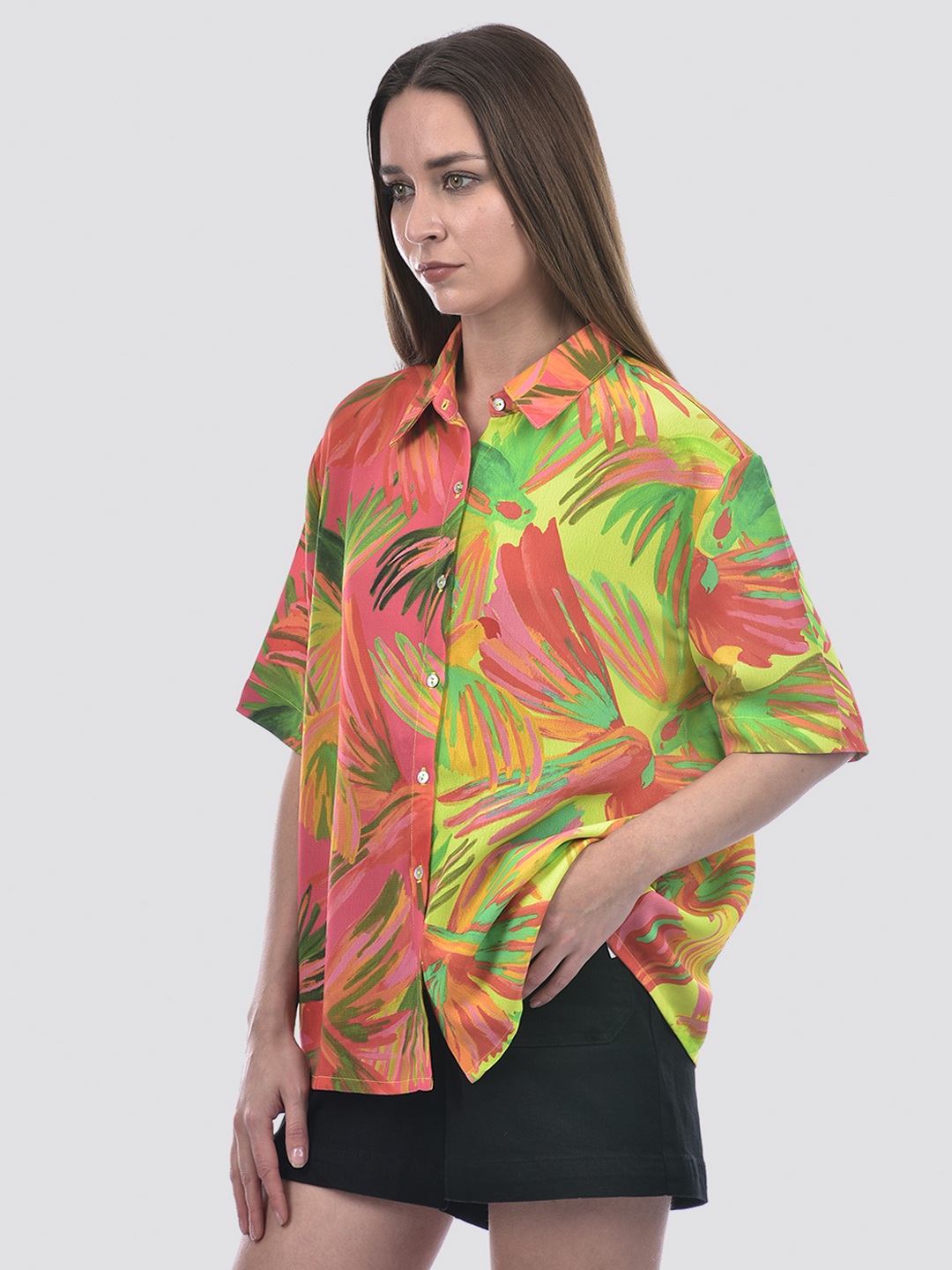 ONLY Women Printed Multicolor Shirt