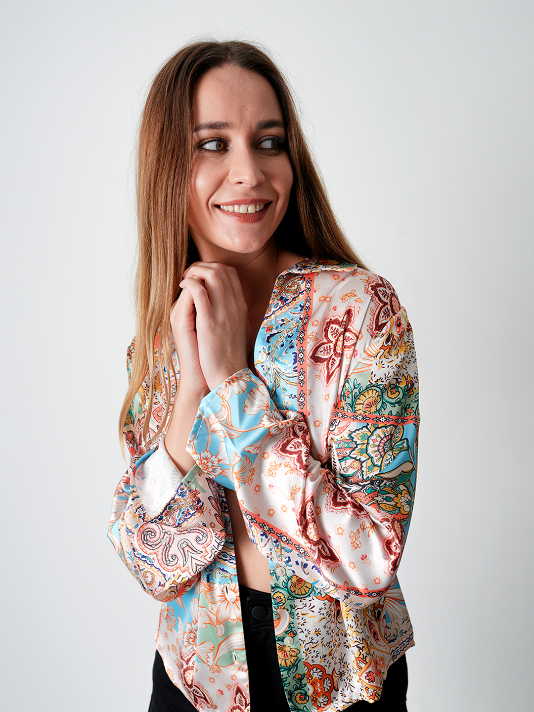 ONLY Women Printed Multicolor Shirt