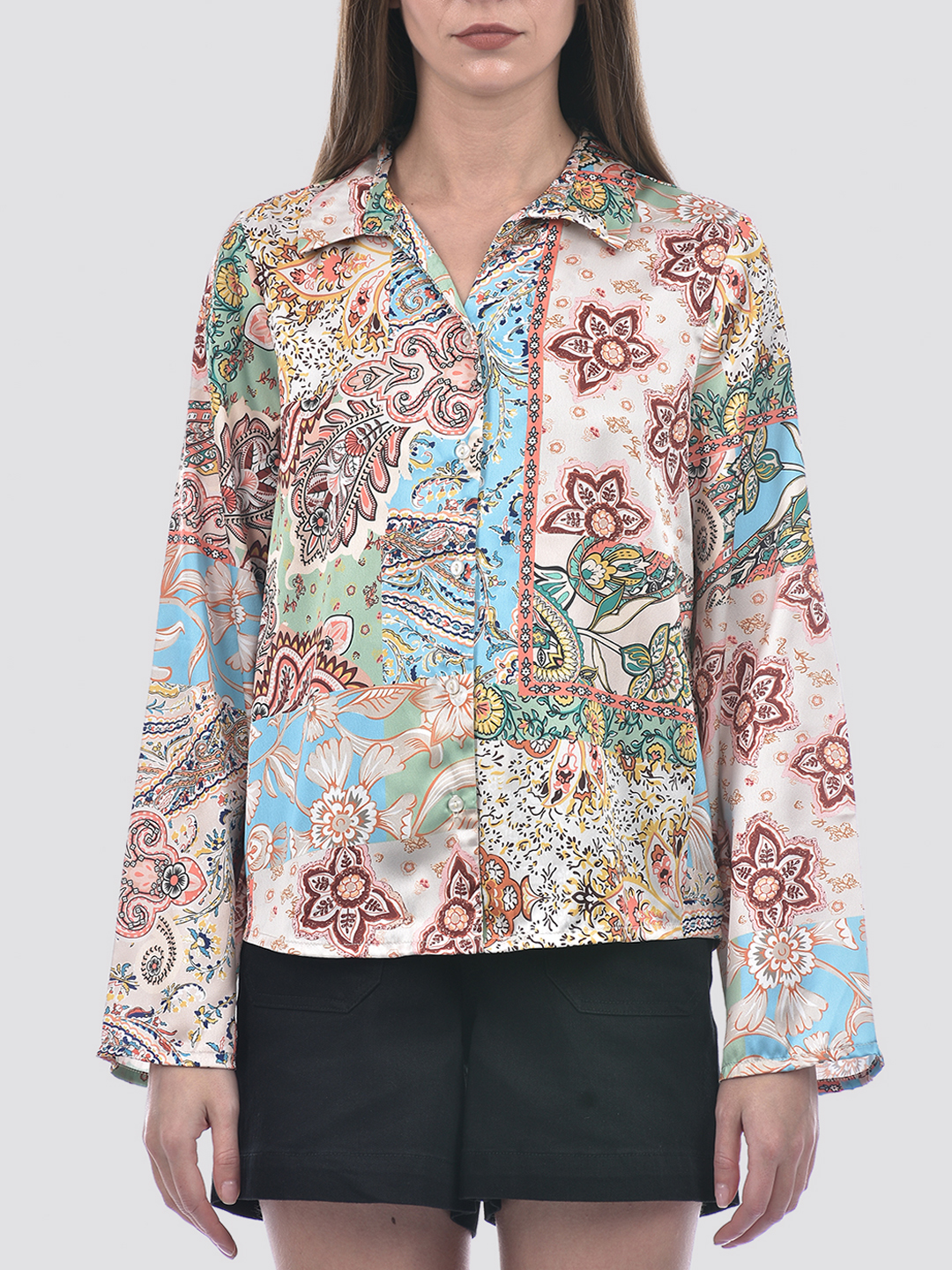 ONLY Women Printed Multicolor Shirt