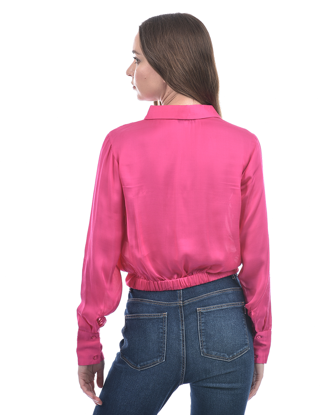 ONLY Women Solid Pink Shirt