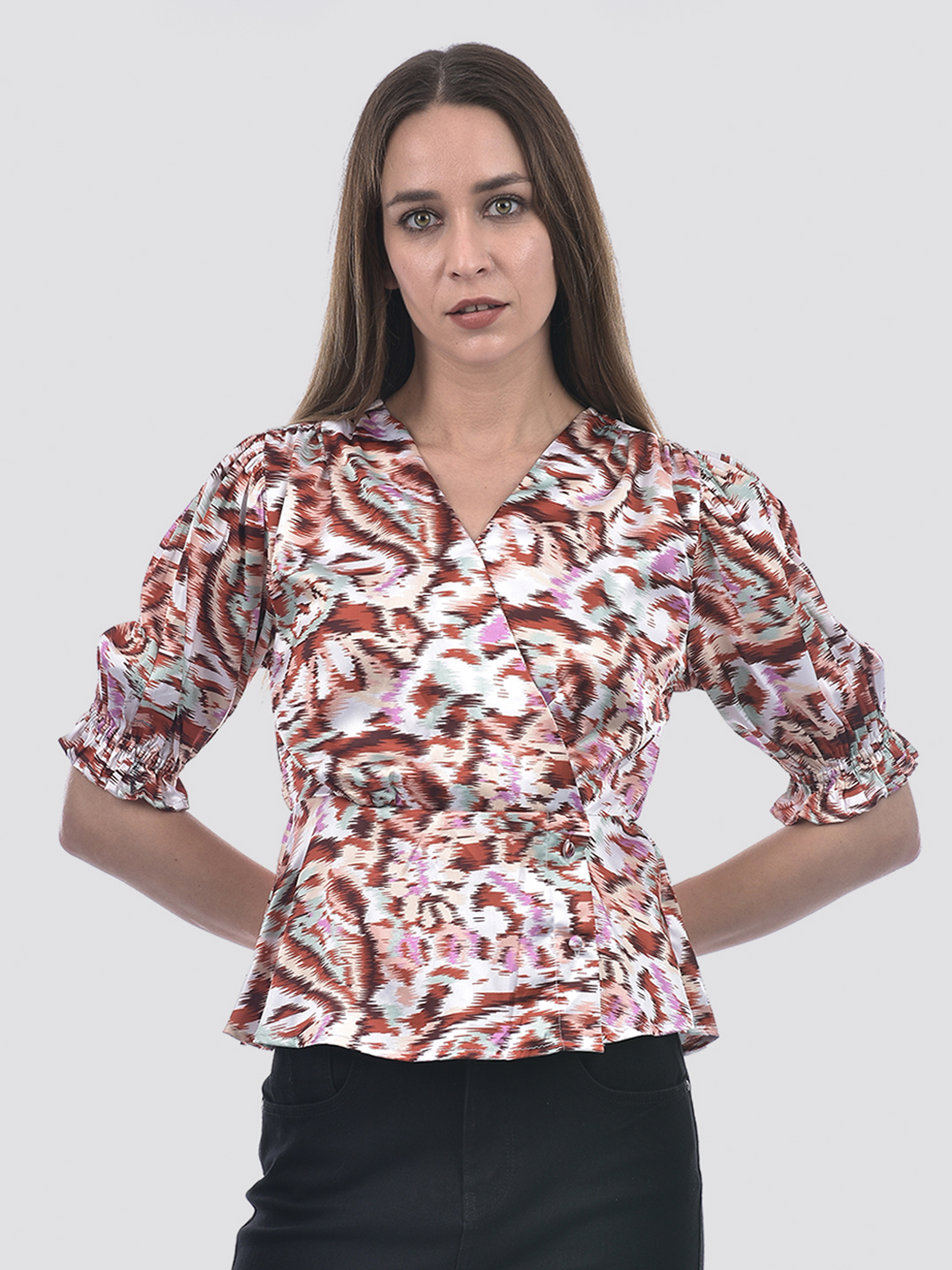 ONLY Women Printed Multicolor Top