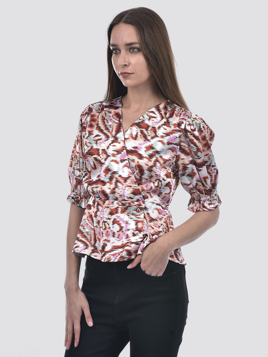 ONLY Women Printed Multicolor Top