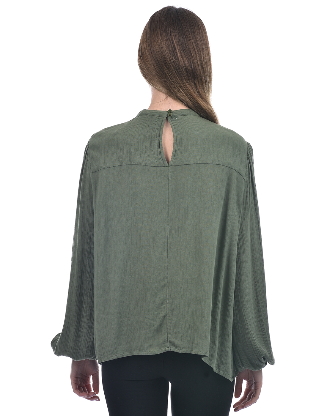 ONLY Women Embroidered Green Top