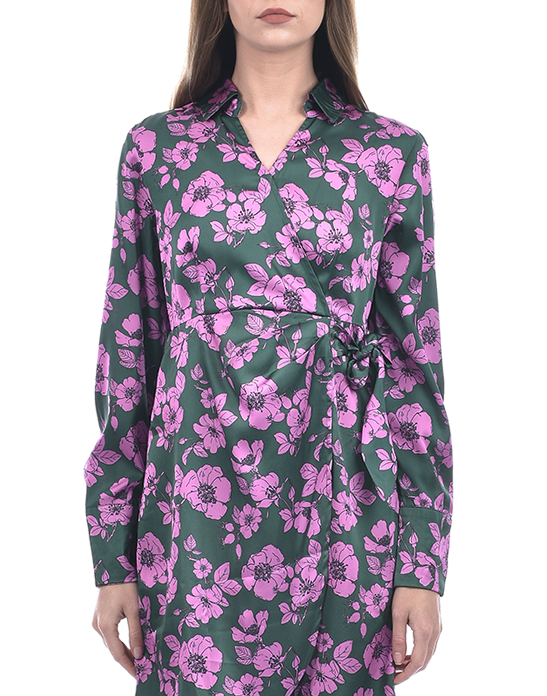 ONLY Women Floral Print Green Dresses