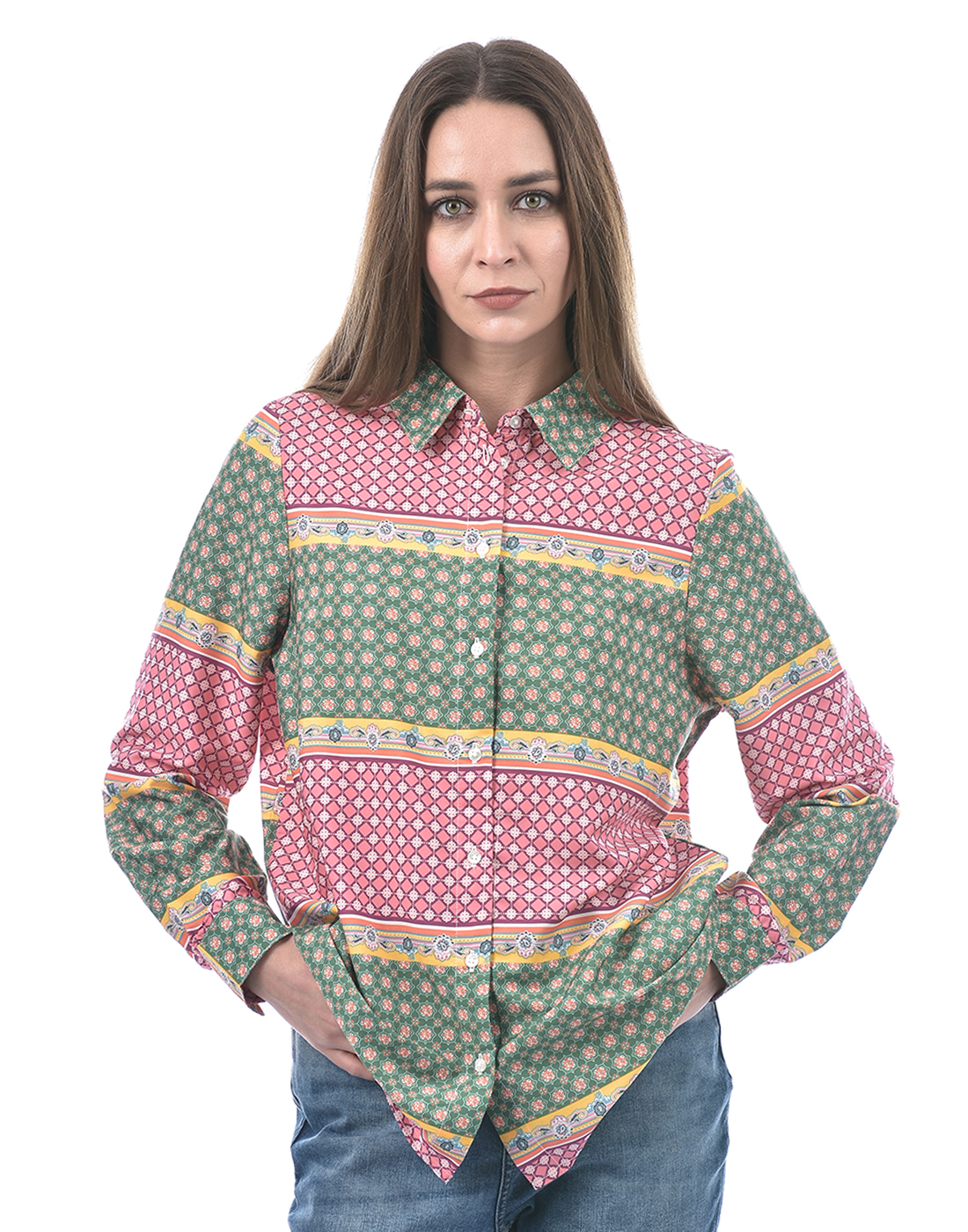 ONLY Women Printed Multicolor Shirt