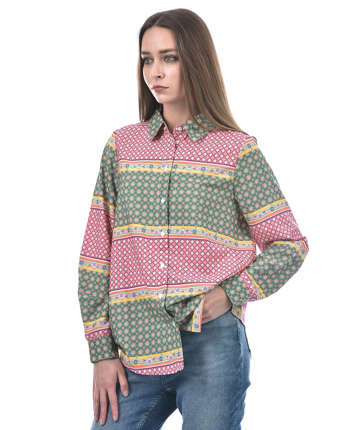 ONLY Women Printed Multicolor Shirt