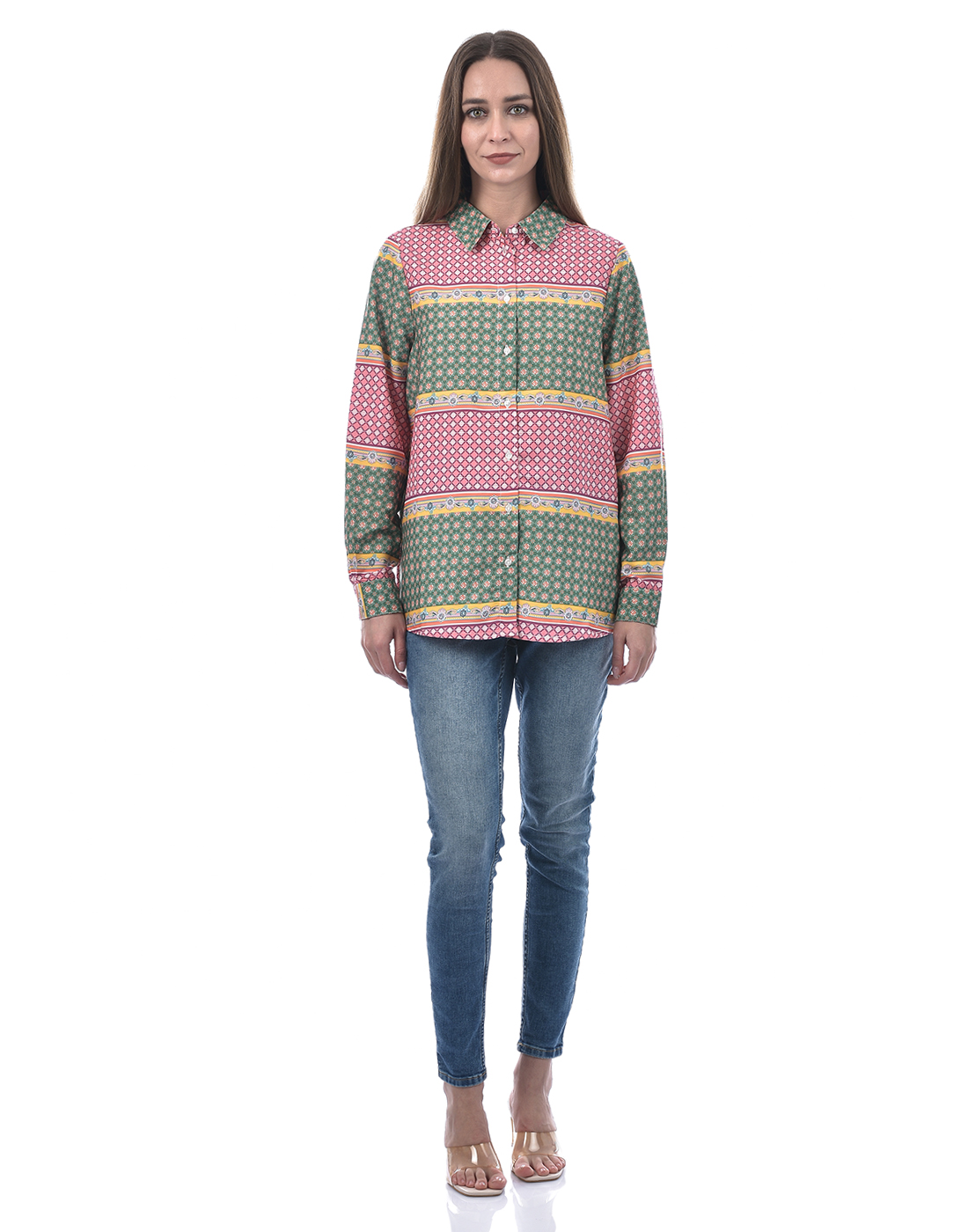 ONLY Women Printed Multicolor Shirt