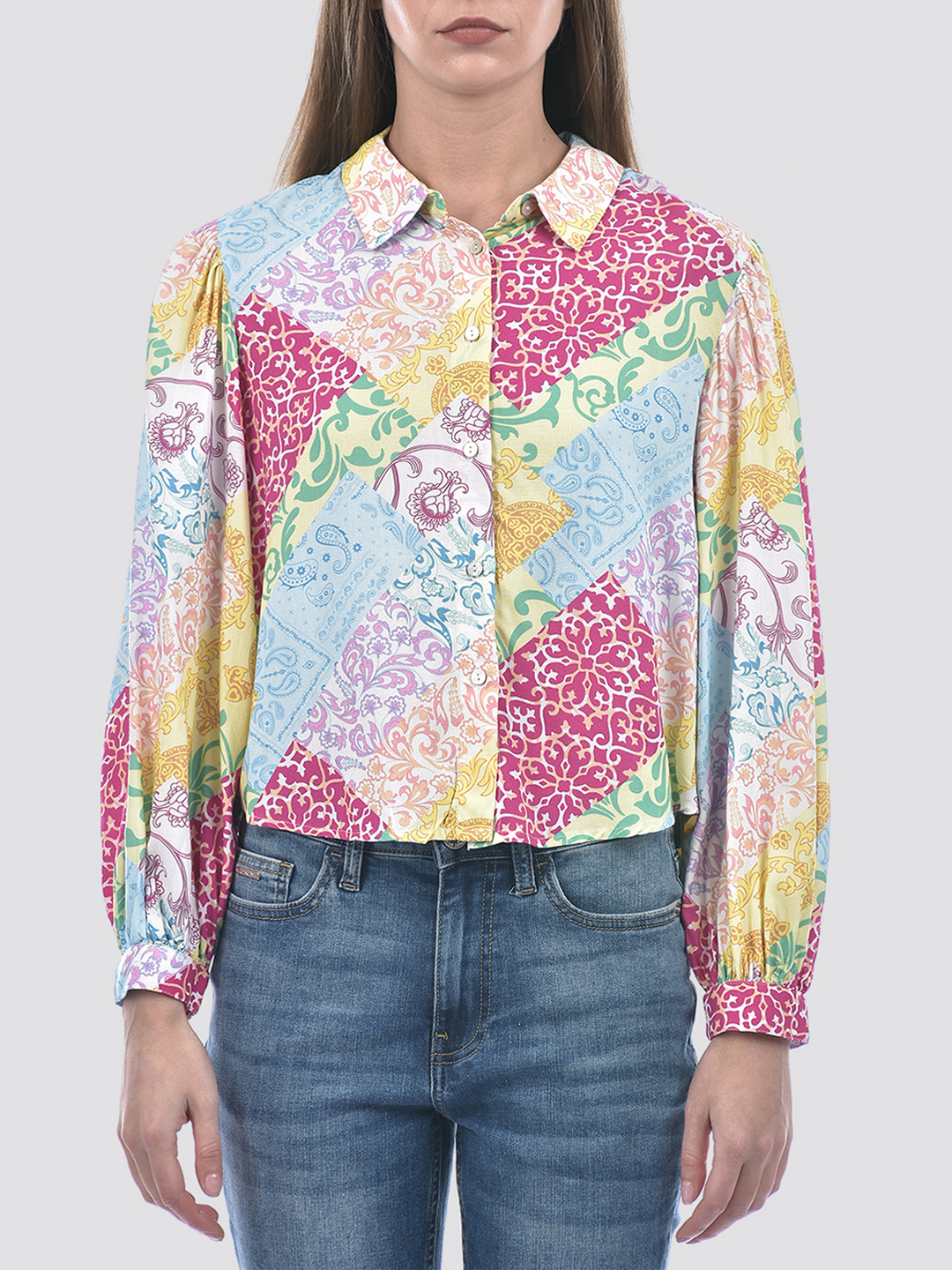 ONLY Women Printed Multicolor Shirt