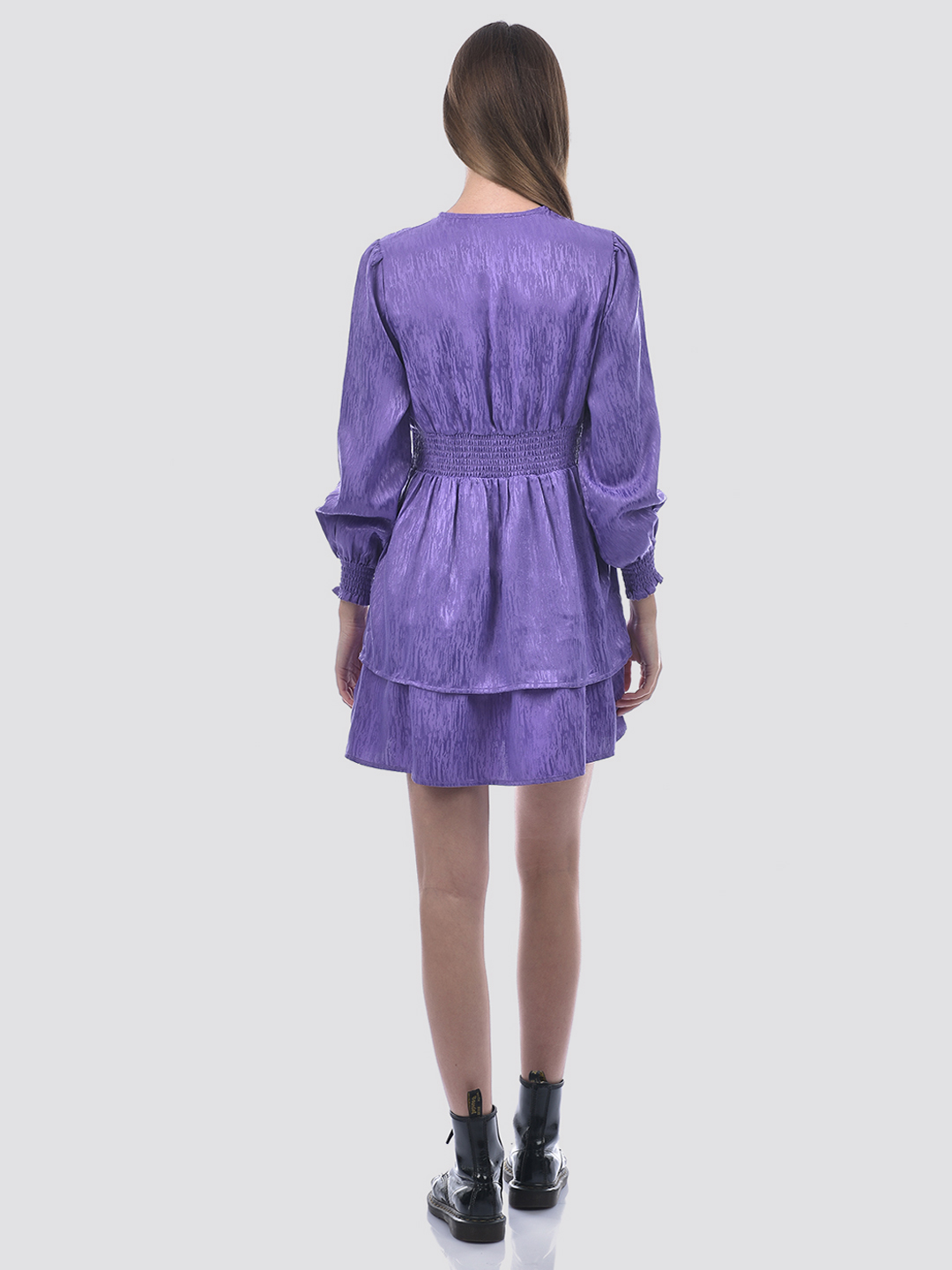 ONLY Women Solid Purple Dresses