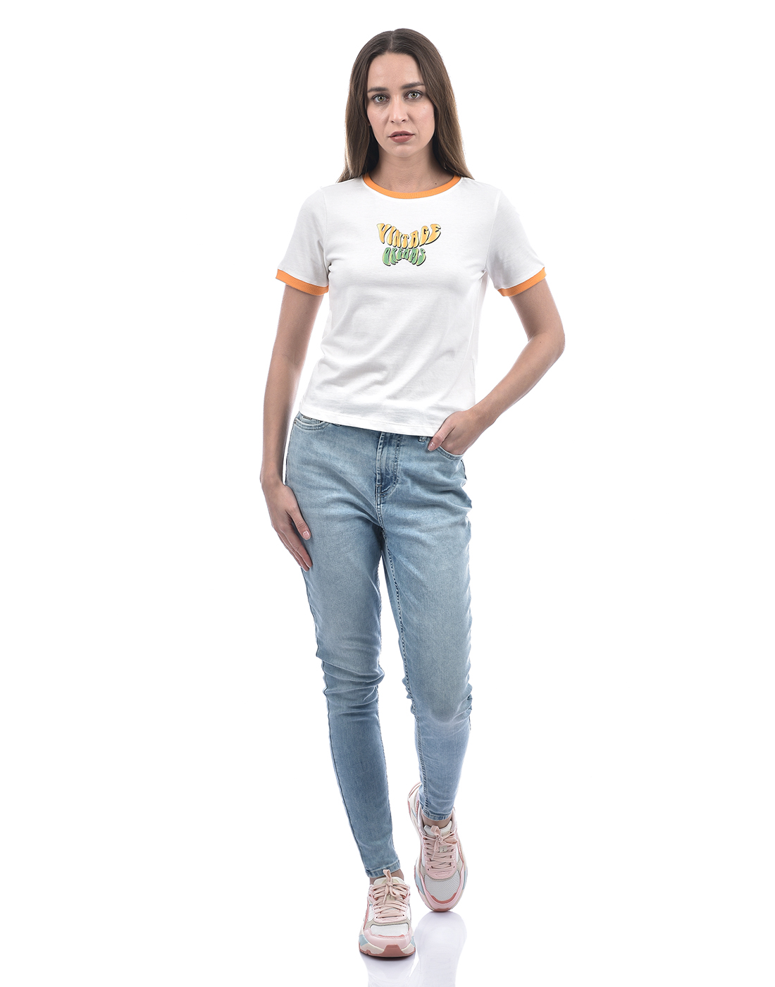 ONLY Women Solid Light Blue Jeans
