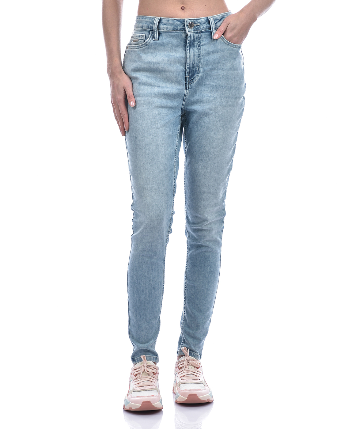ONLY Women Solid Light Blue Jeans