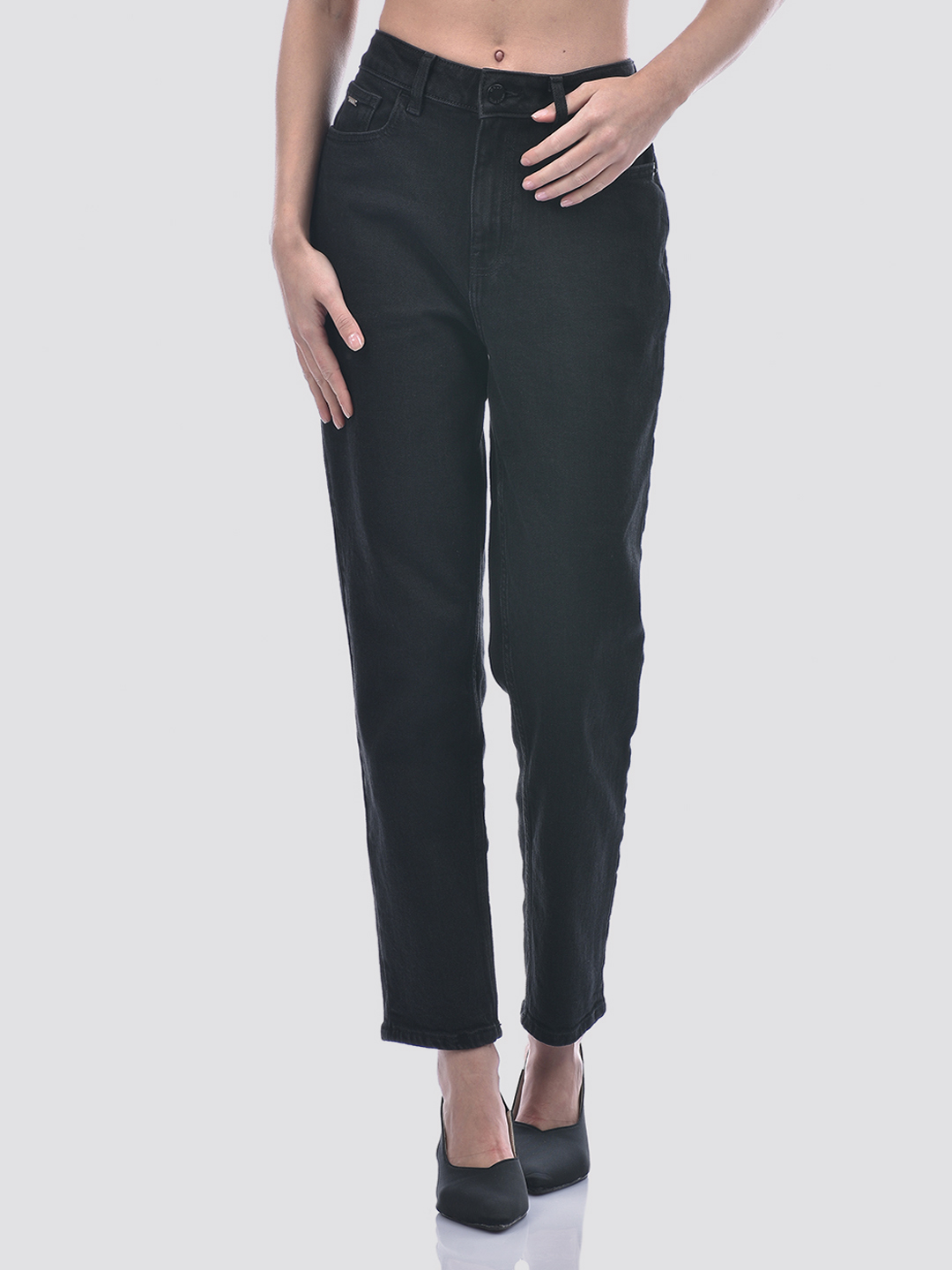 ONLY Women Solid Black Jeans